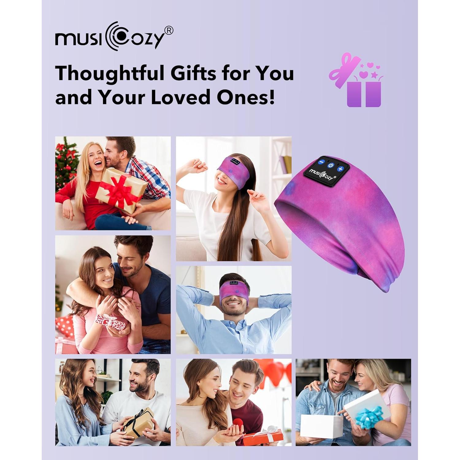 Auriculares Inalámbricos MUSICOZY para Dormir Bluetooth 5.4