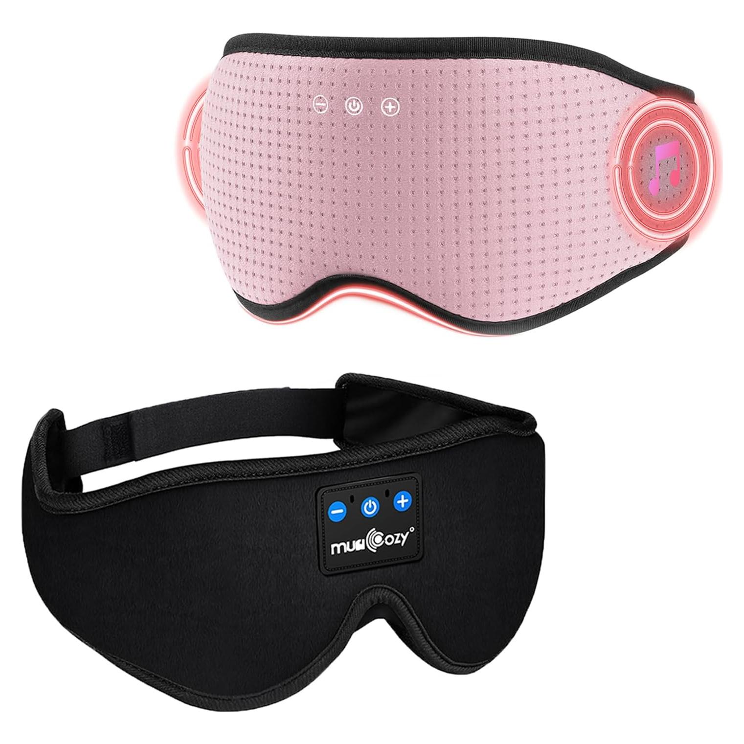 Auriculares Bluetooth para Dormir MUSICOZY con Máscara 3D