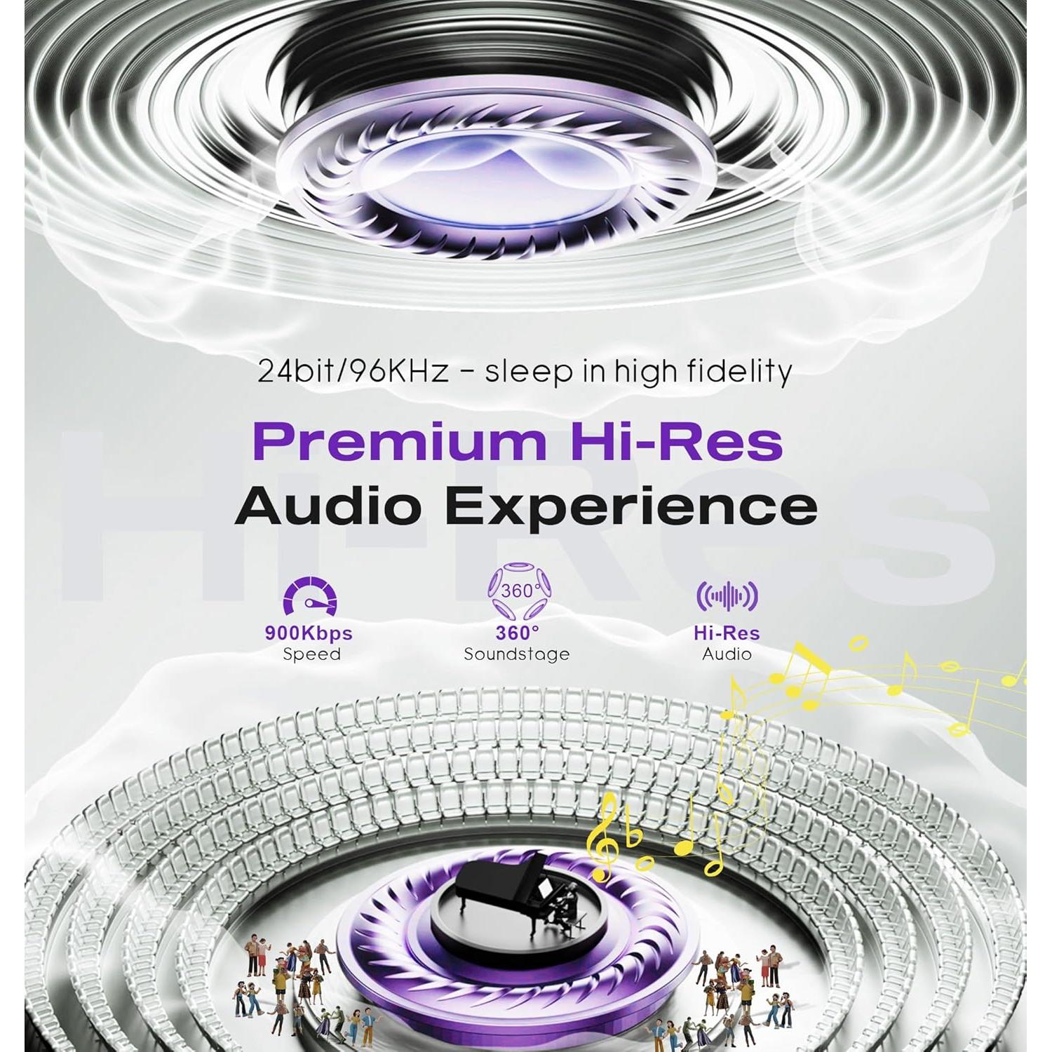 Auriculares Bluetooth MUSICOZY para Dormir con Máscara 3D