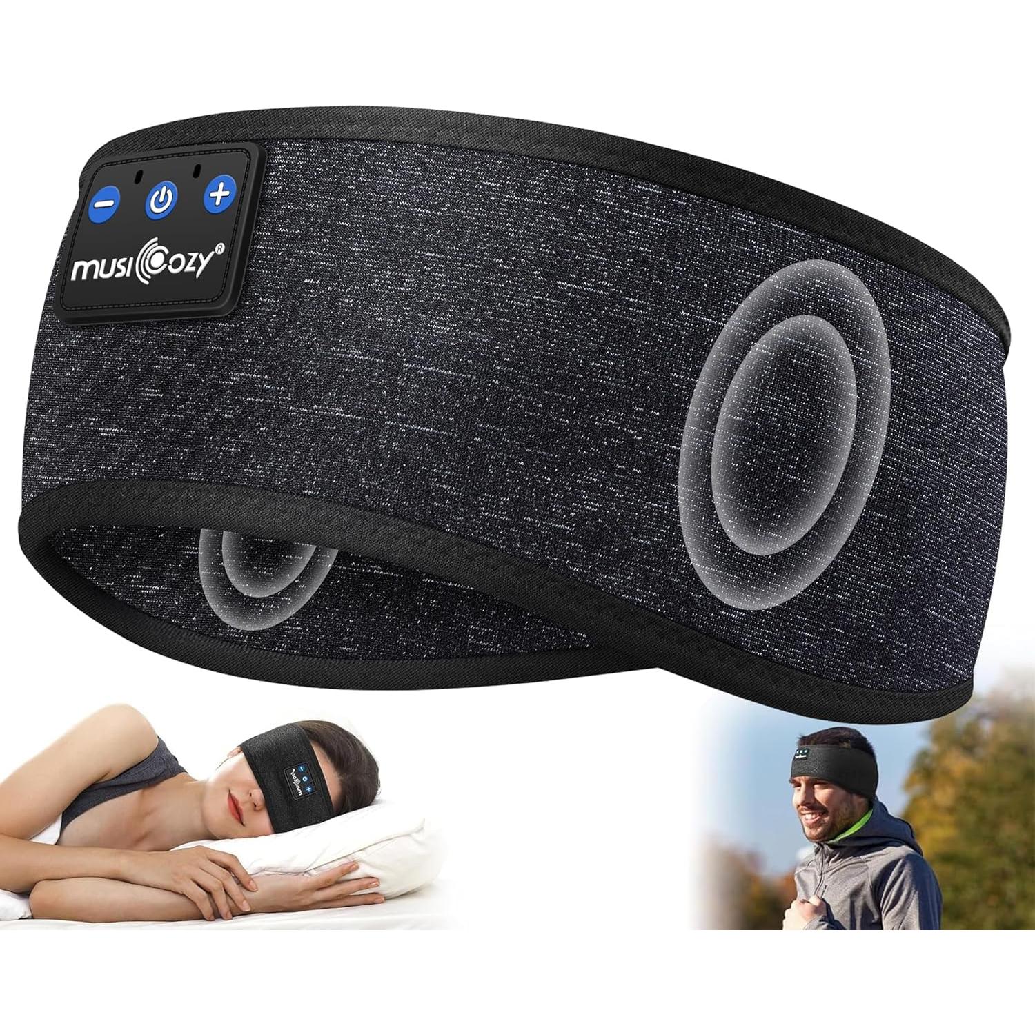 Auriculares para Dormir Bluetooth MUSICOZY con Máscara 3D