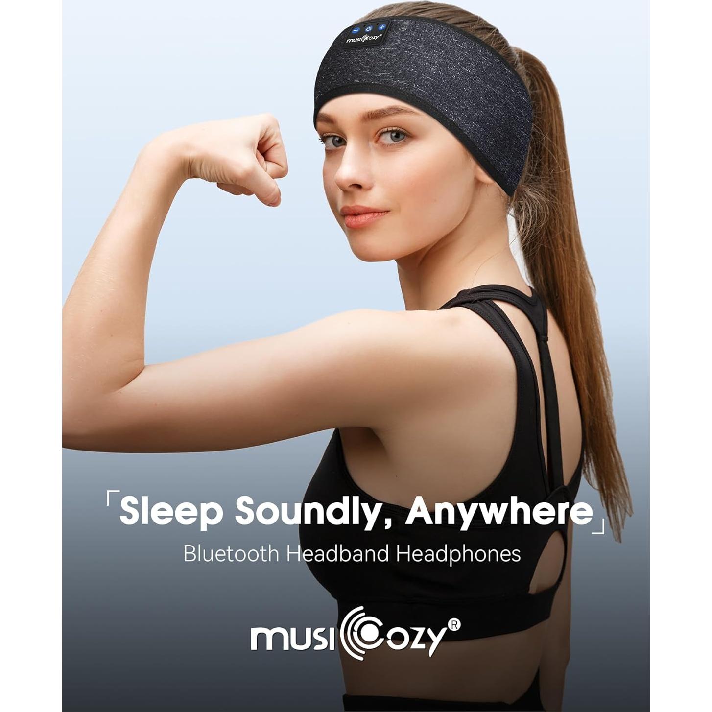 Auriculares para Dormir Bluetooth MUSICOZY con Máscara 3D