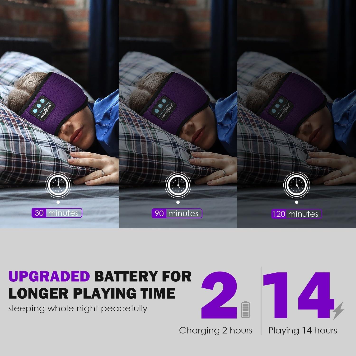 Auriculares Inalámbricos para Dormir MUSICOZY con Ruido Blanco