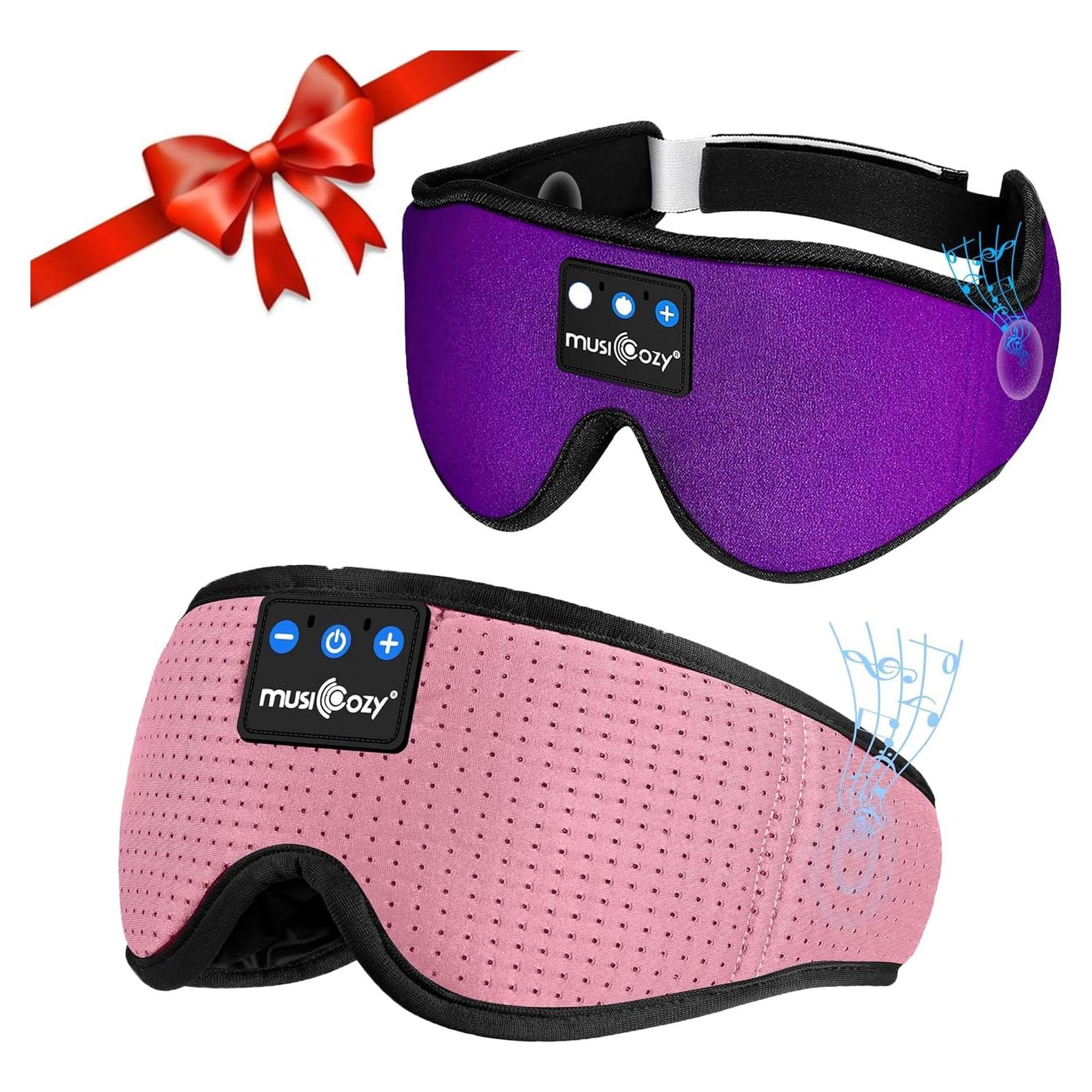 Auriculares para Dormir Bluetooth MUSICOZY con Máscara 3D