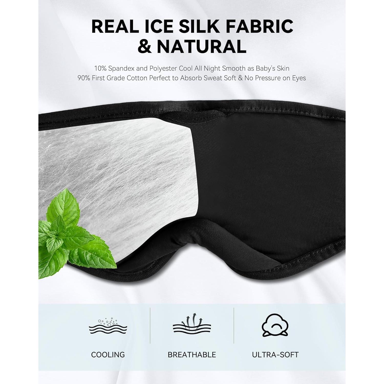 Auriculares para Dormir Bluetooth MUSICOZY con Máscara 3D