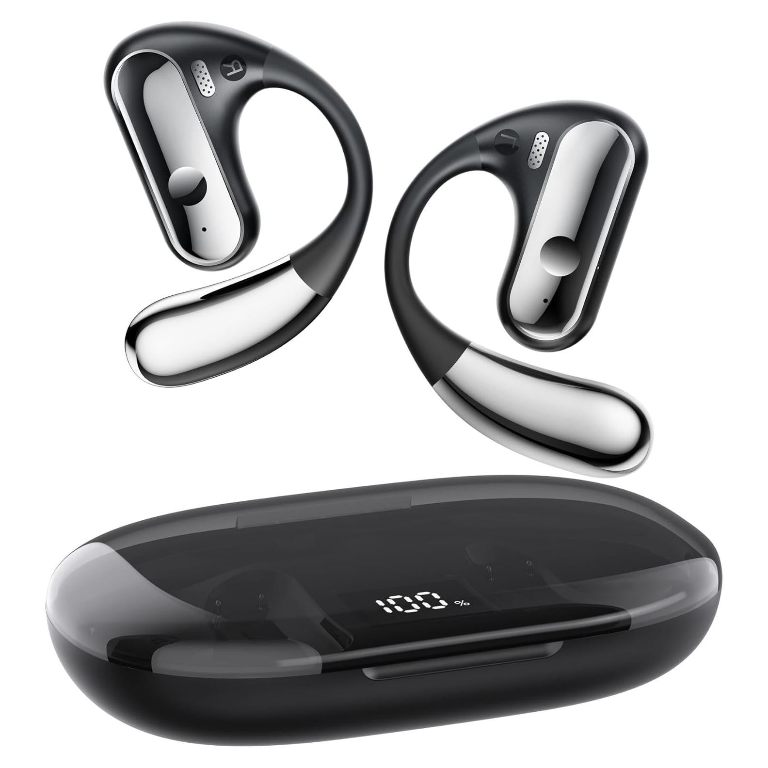 Auriculares Inalámbricos Bluetooth 5.4 CoolJumper Q28 Negro