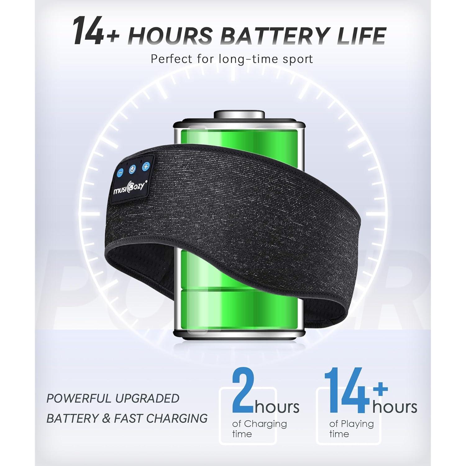 Auriculares Inalámbricos MUSICOZY Bluetooth 5.4 para Dormir