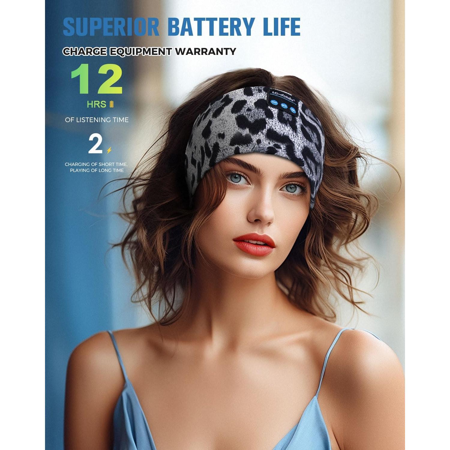 Auriculares Bluetooth para dormir LC-dolida con diadema, 13h de música