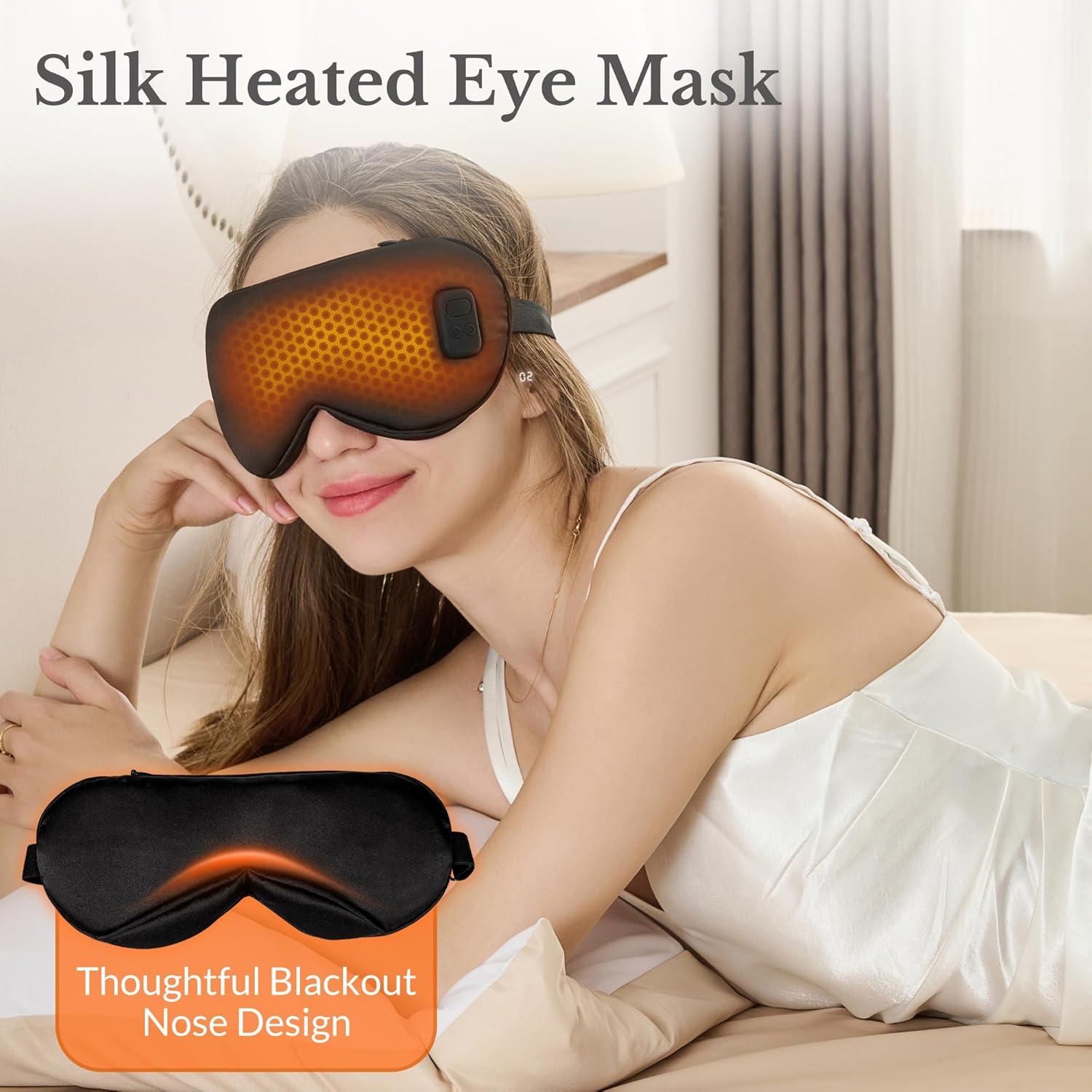 Máscara de Ojos Calentada HOTHUGZ con Gel Enfriado, 5 Temperaturas