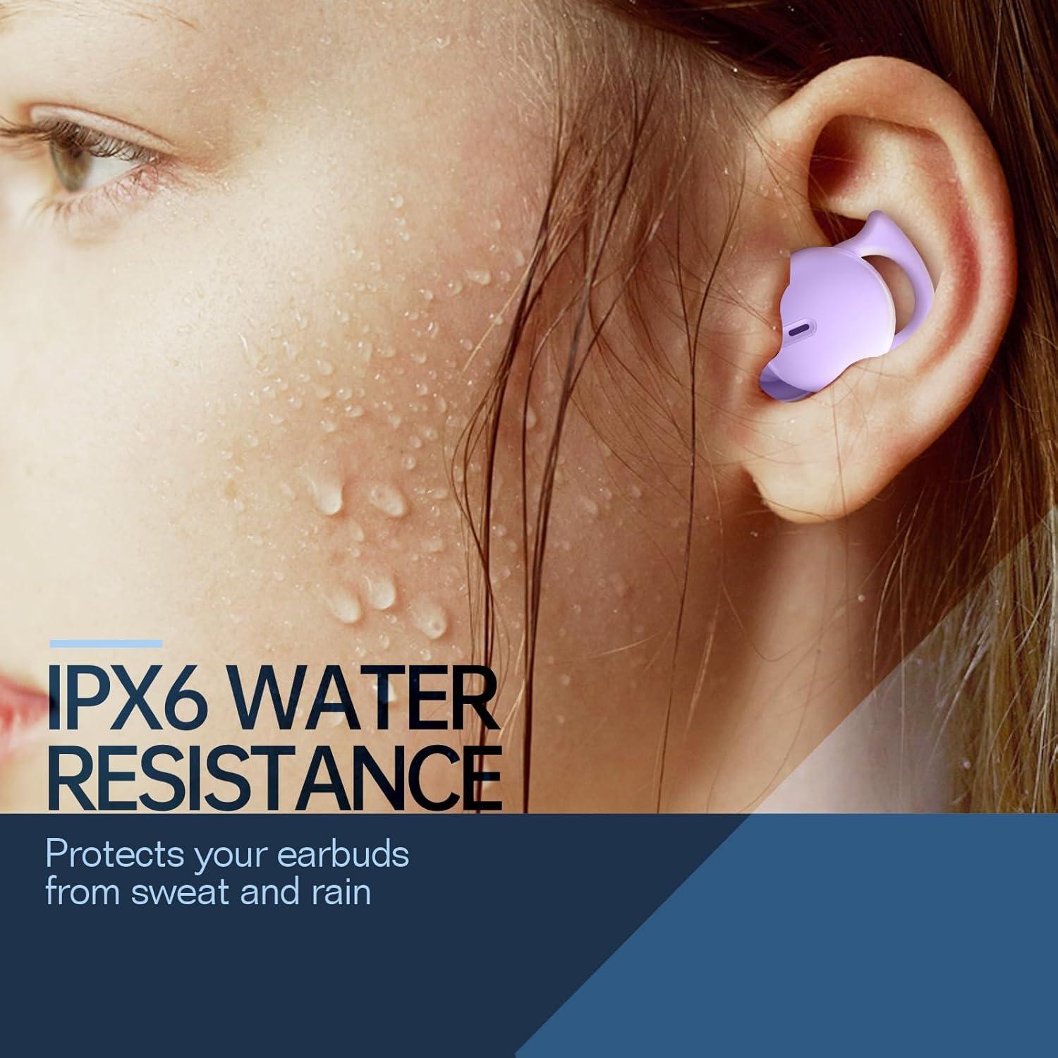 Auriculares Inalámbricos Bluetooth 5.3 Piegricdiat Q26S Morado