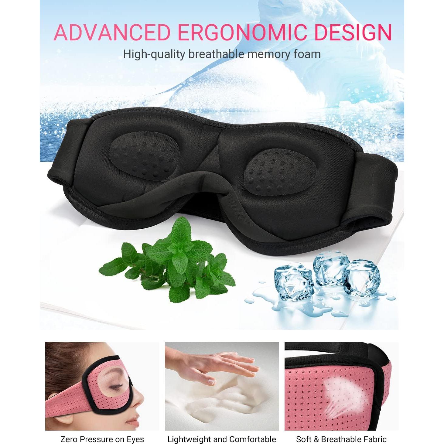 MÁSCARA DE SUEÑO MUSICOZY CON AURICULARES BLUETOOTH 5.4