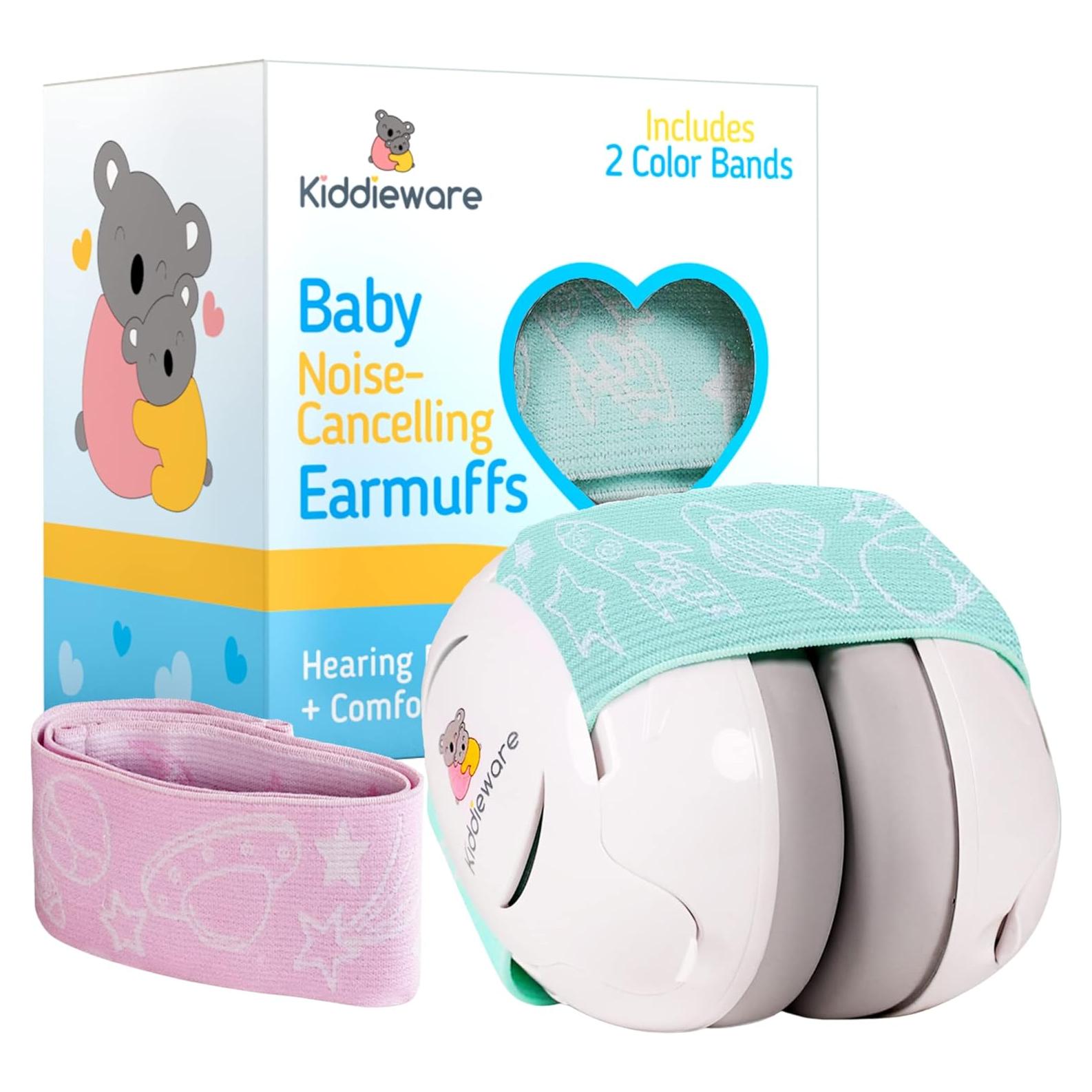 Auriculares para Bebés Aislantes con Cancelación de Ruido Verde