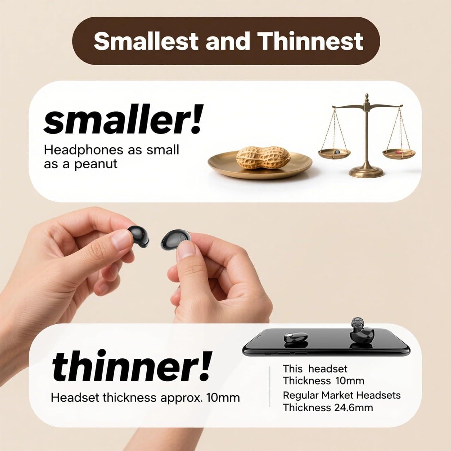 Auriculares Inalámbricos Bluetooth Mini Jiaxing MD38 IPX5