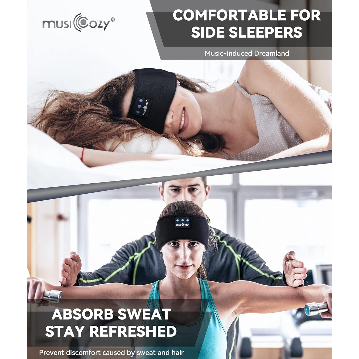 Auriculares Inalámbricos MUSICOZY para Dormir Bluetooth 5.4