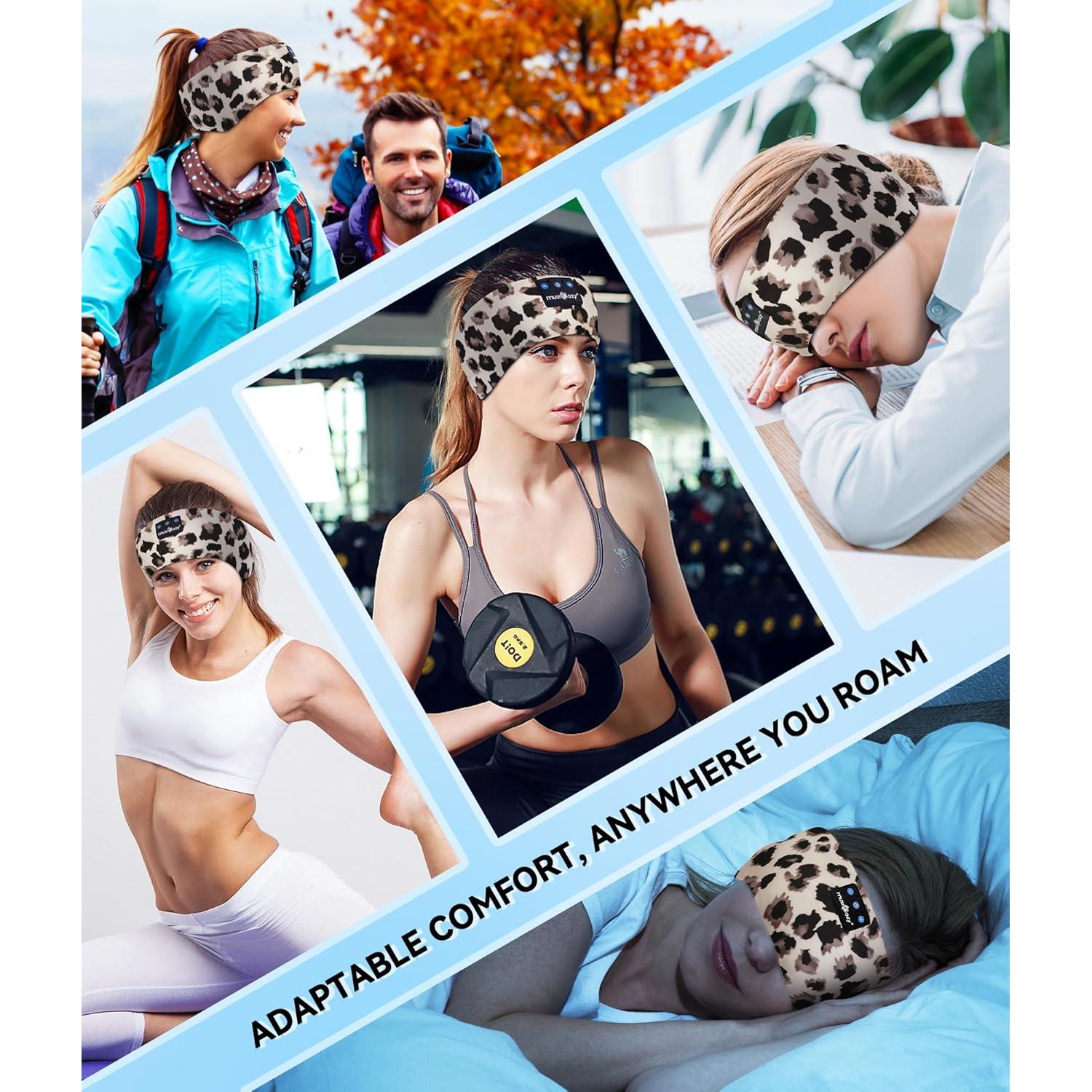 Auriculares Bluetooth 5.2 MUSICOZY para dormir y deporte