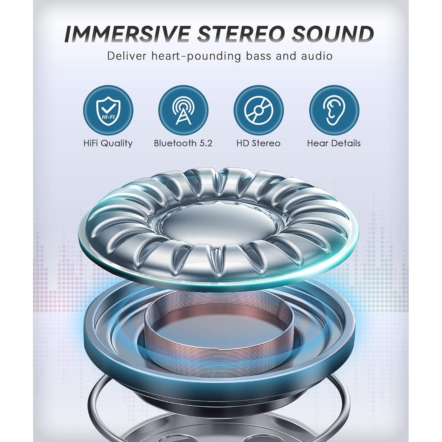 Auriculares para Dormir MUSICOZY Bluetooth 5.2 con Máscara 3D