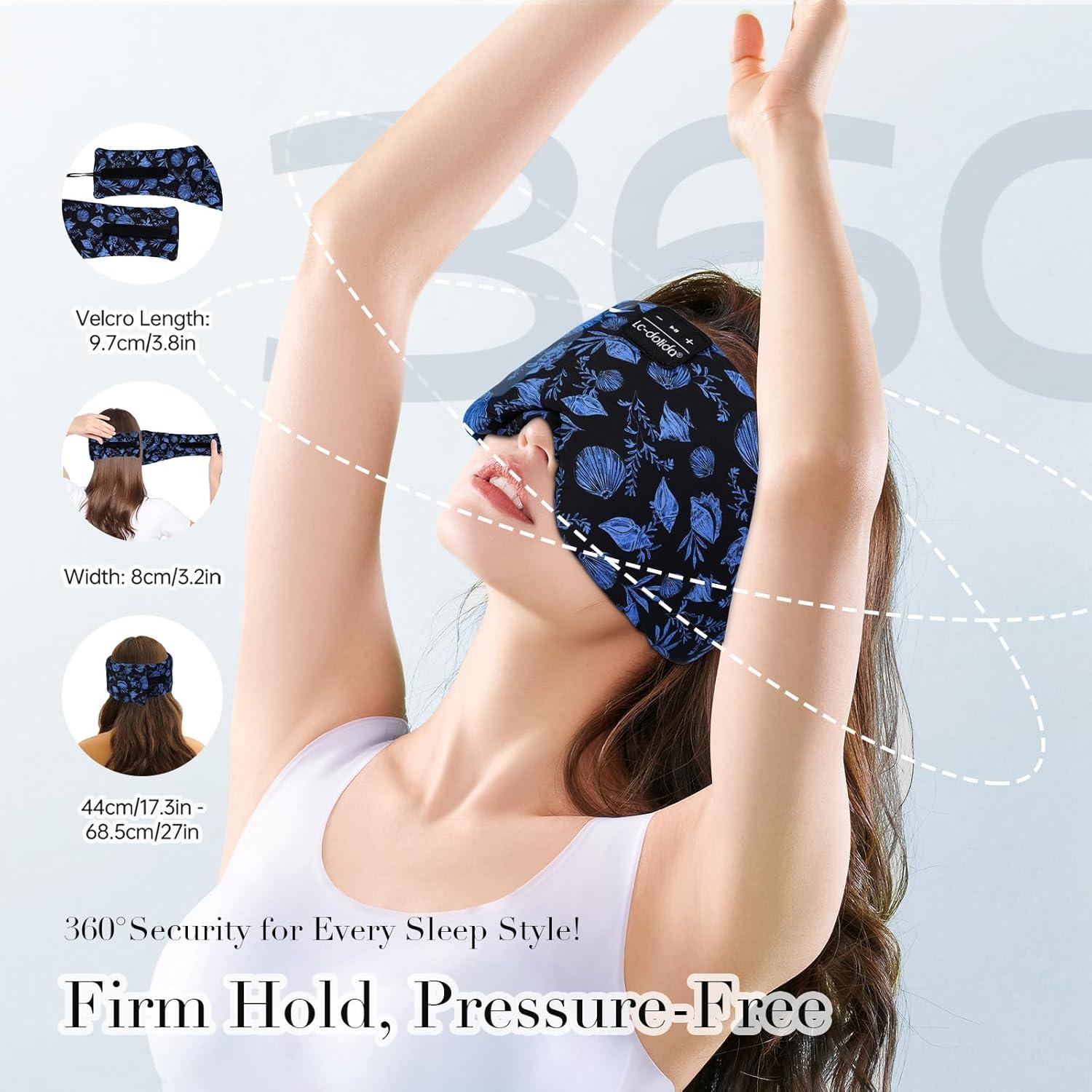 Máscara de Sueño Bluetooth LC-dolida con Altavoces Delgados