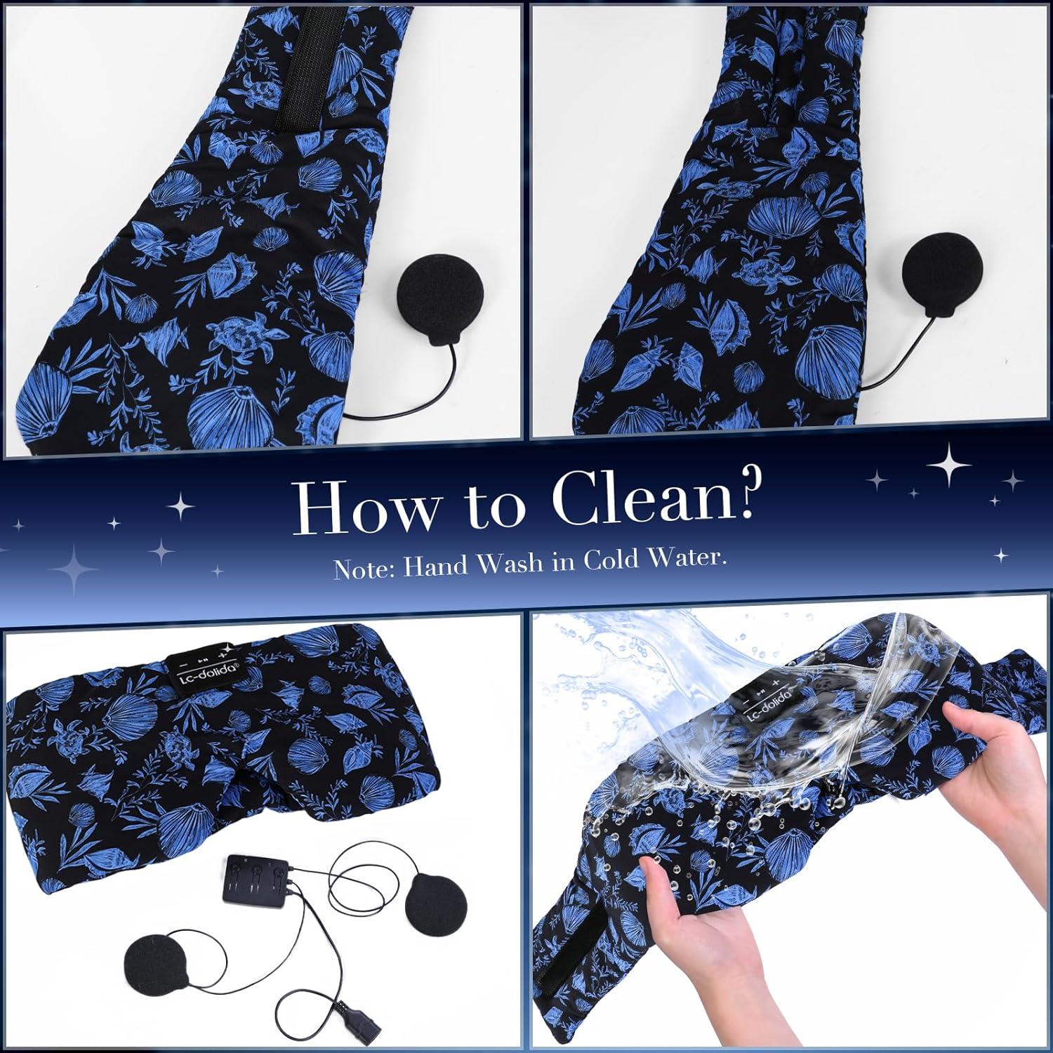 Máscara de Sueño Bluetooth LC-dolida con Altavoces Delgados