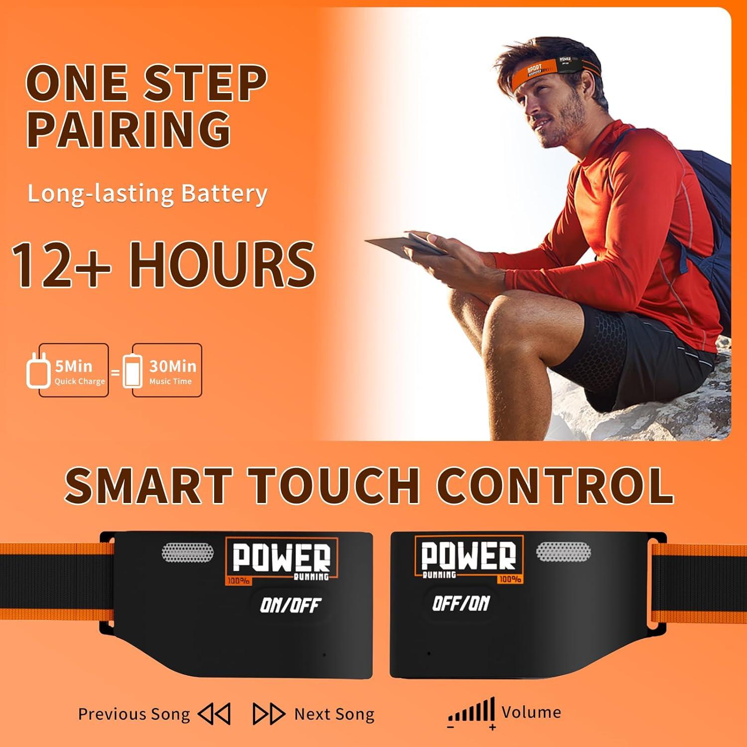 Auriculares Bluetooth 5.4 WPARHUS Inalámbricos Deportivos HD