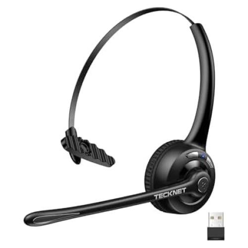 Auriculares Inalámbricos TECKNET HS004 Bluetooth 5.2 con Micrófono