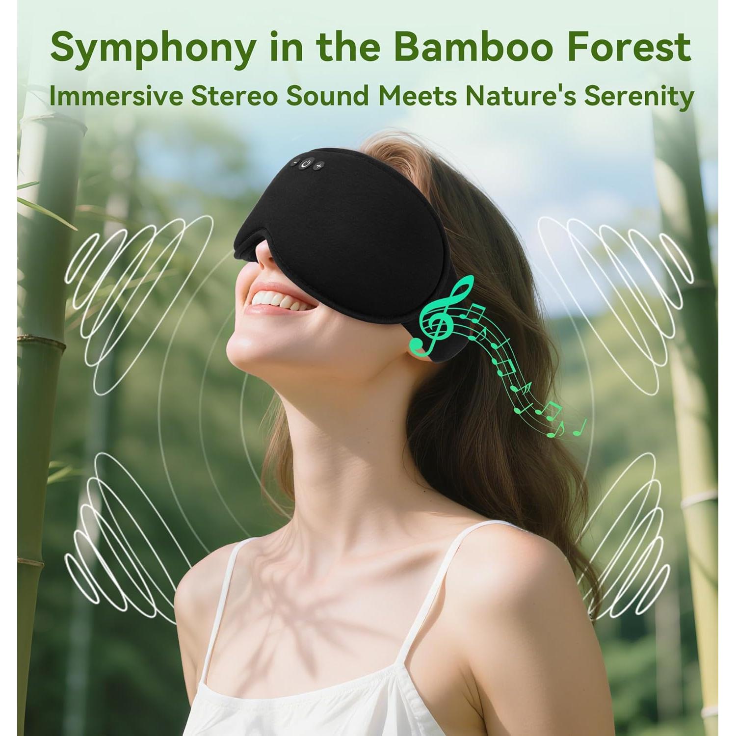 Auriculares Bluetooth para dormir LC-dolida con máscara 3D