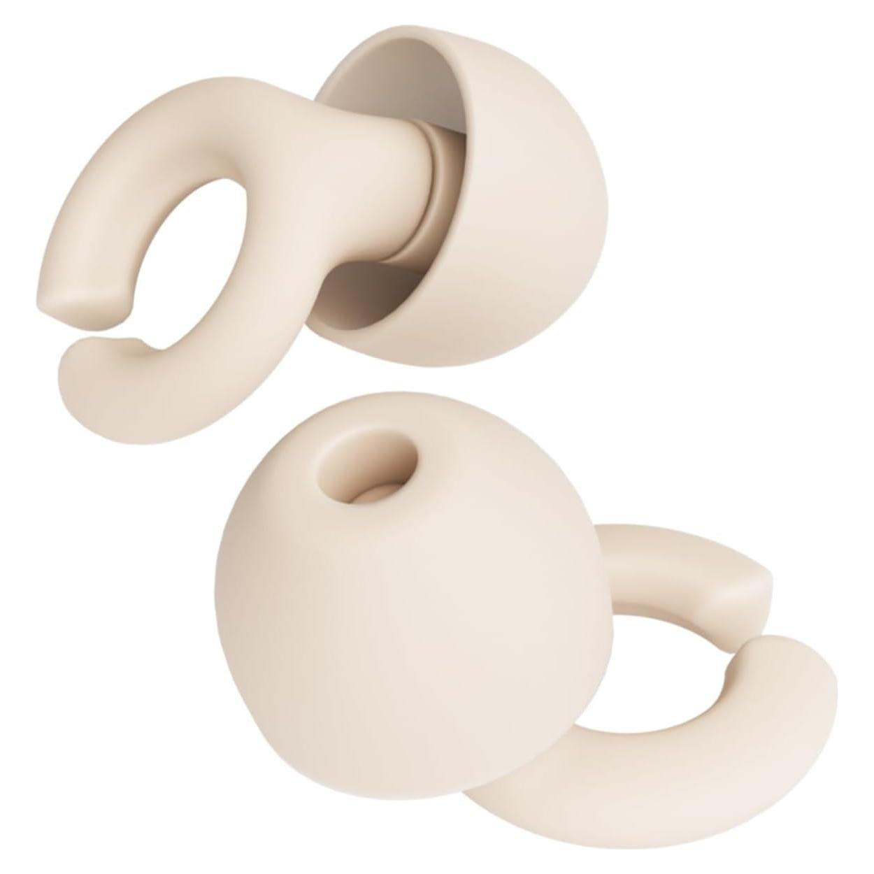 Tapones para oídos Hear Hush Hoops Silicona Crema 17dB