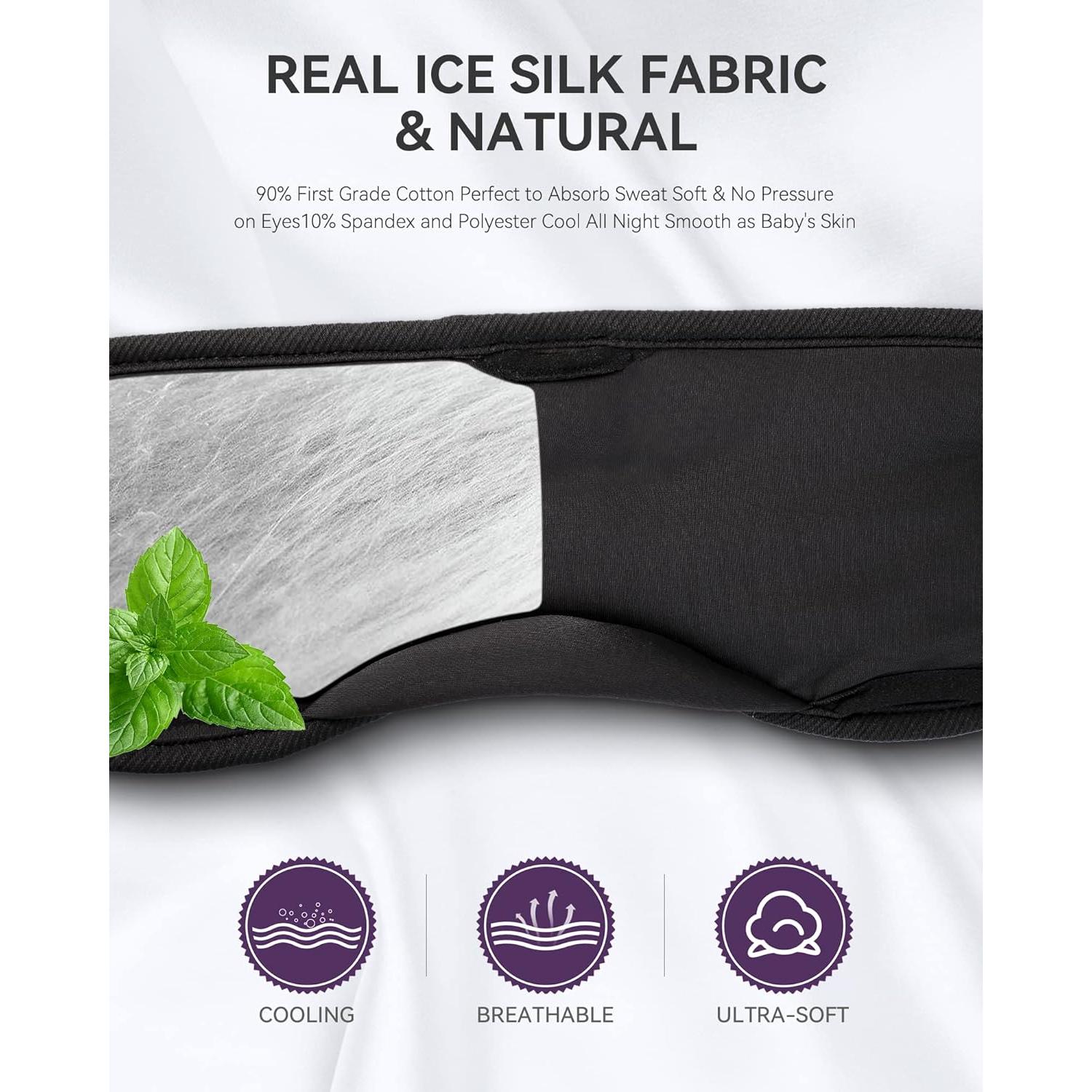 Auriculares para Dormir Bluetooth MUSICOZY con Máscara 3D