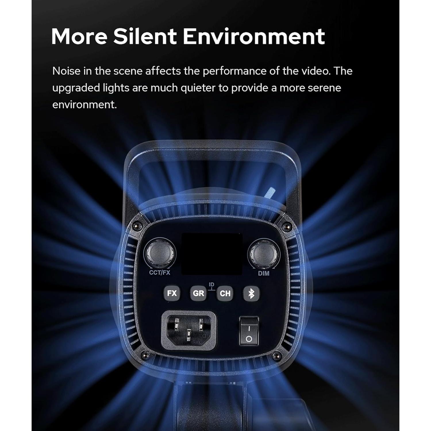 Godox SL60IID Luz LED Video 6.24kg con Softbox 59.69x88.90cm