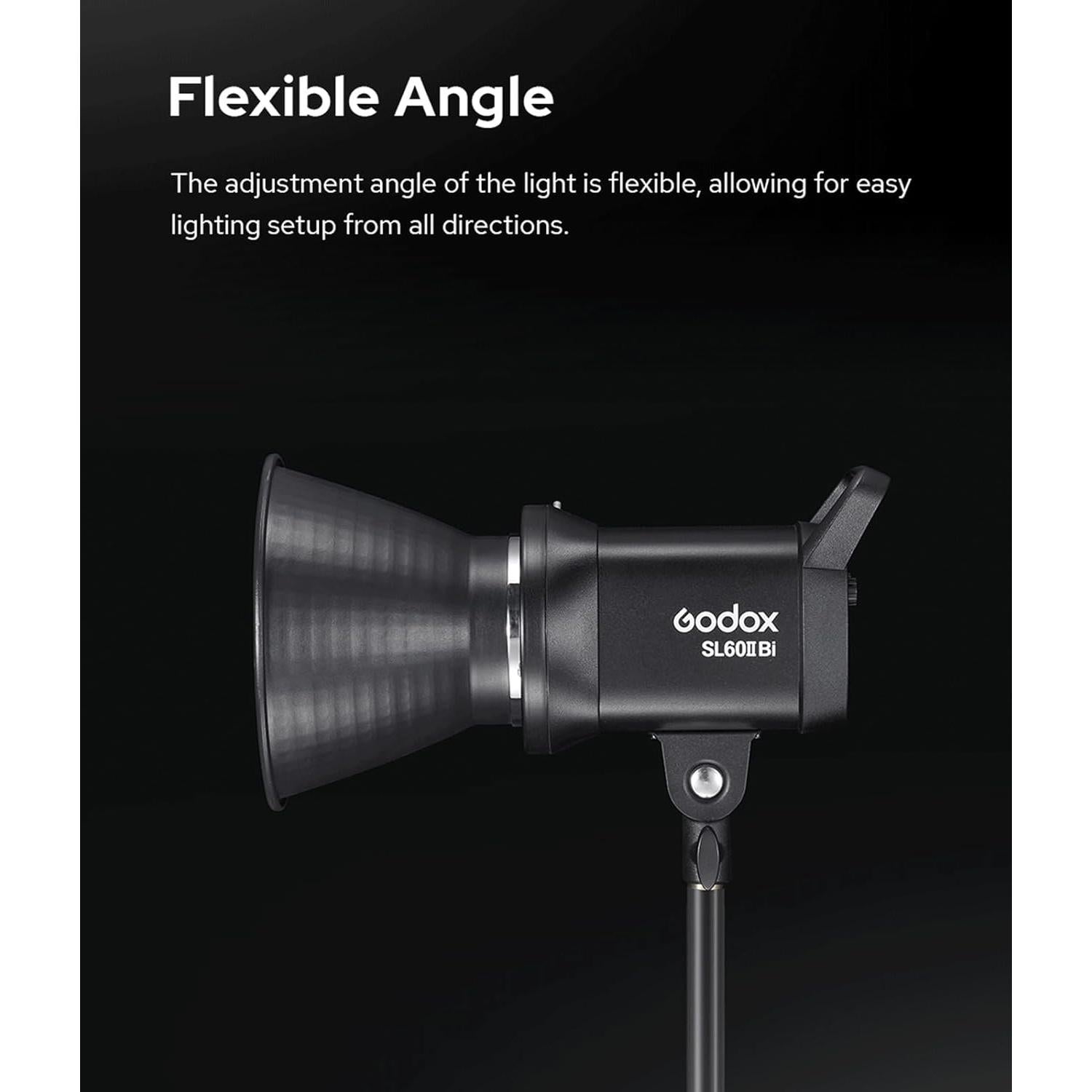 Godox SL60IID Luz LED Video 6.24kg con Softbox 59.69x88.90cm