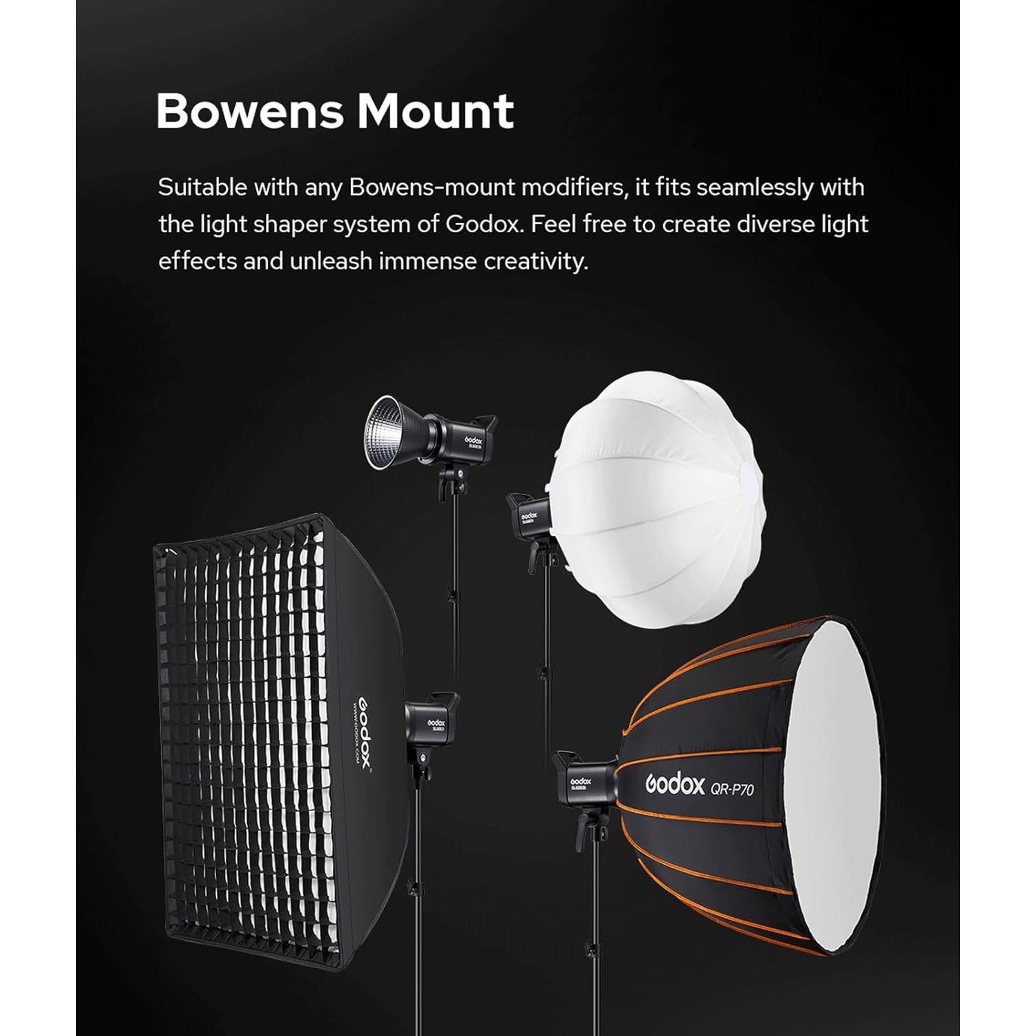 Godox SL60IID Luz LED Video 6.24kg con Softbox 59.69x88.90cm