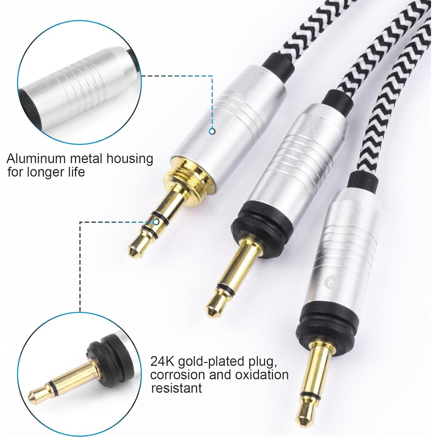 Cable Estéreo 3.5mm Focal Clear Elear 1.2m con Adaptador 6.35mm