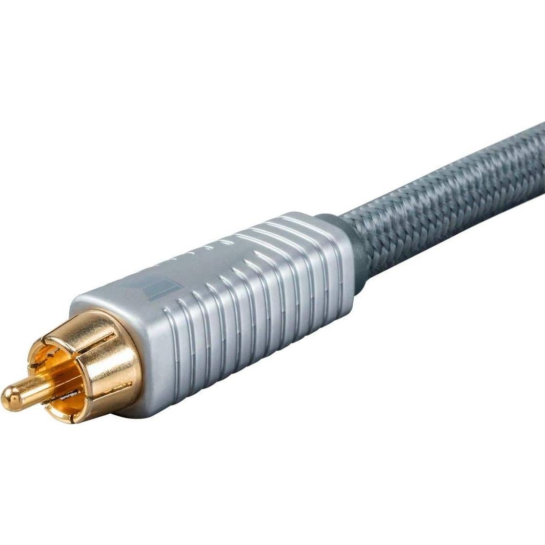 Cable RCA Monoprice 0.91m - Conectores chapados en oro 24K