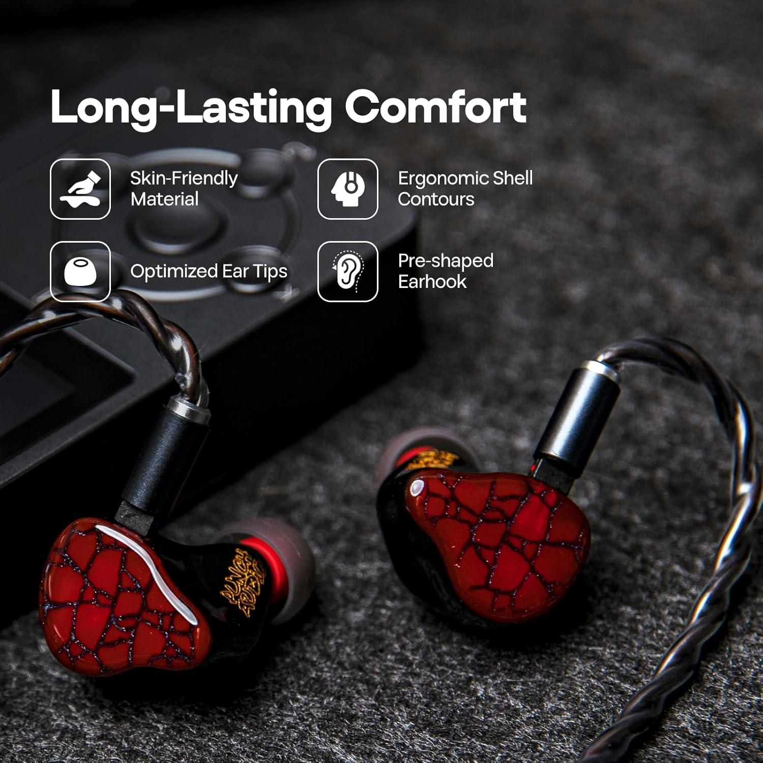 Auriculares In-Ear Linsoul Punch Audio Martilo HiFi 1 Planar 2BA
