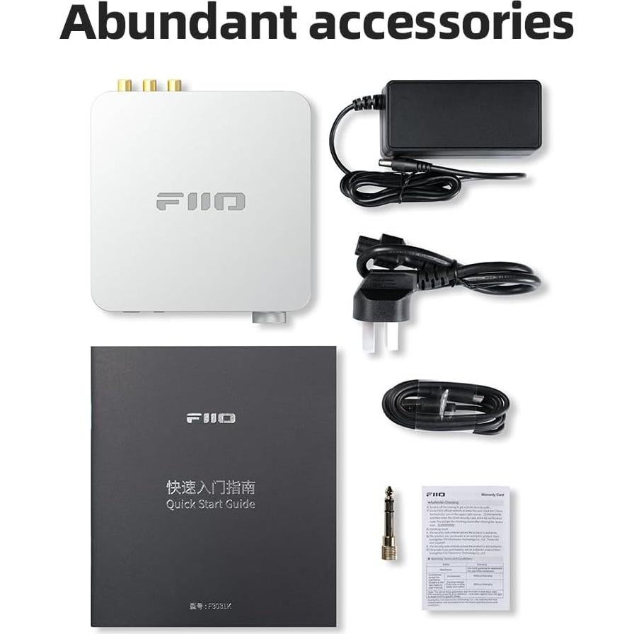 DAC y Amplificador FiiO K11 1400mW Balanceado Plata