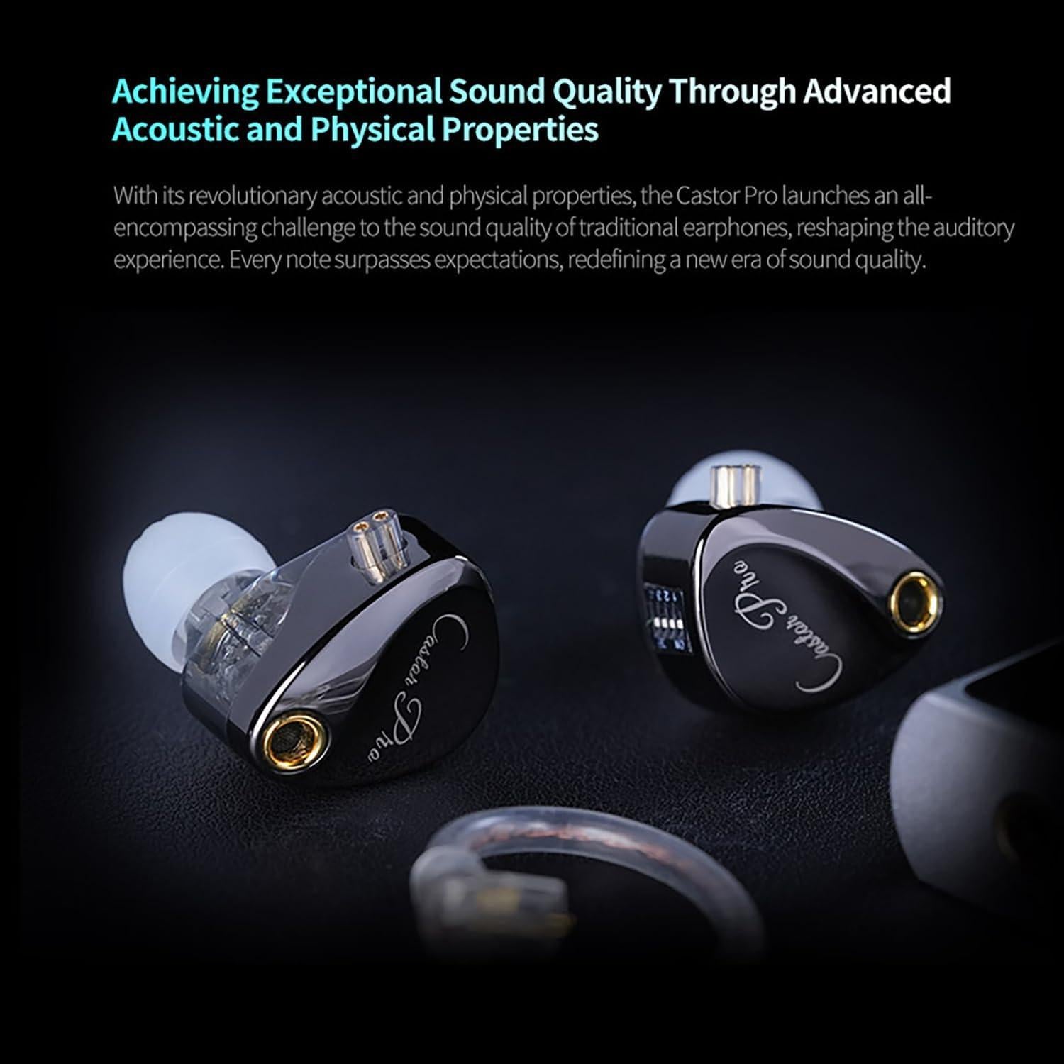 Auriculares In Ear KZ Castor Pro Doble Controlador 10mm