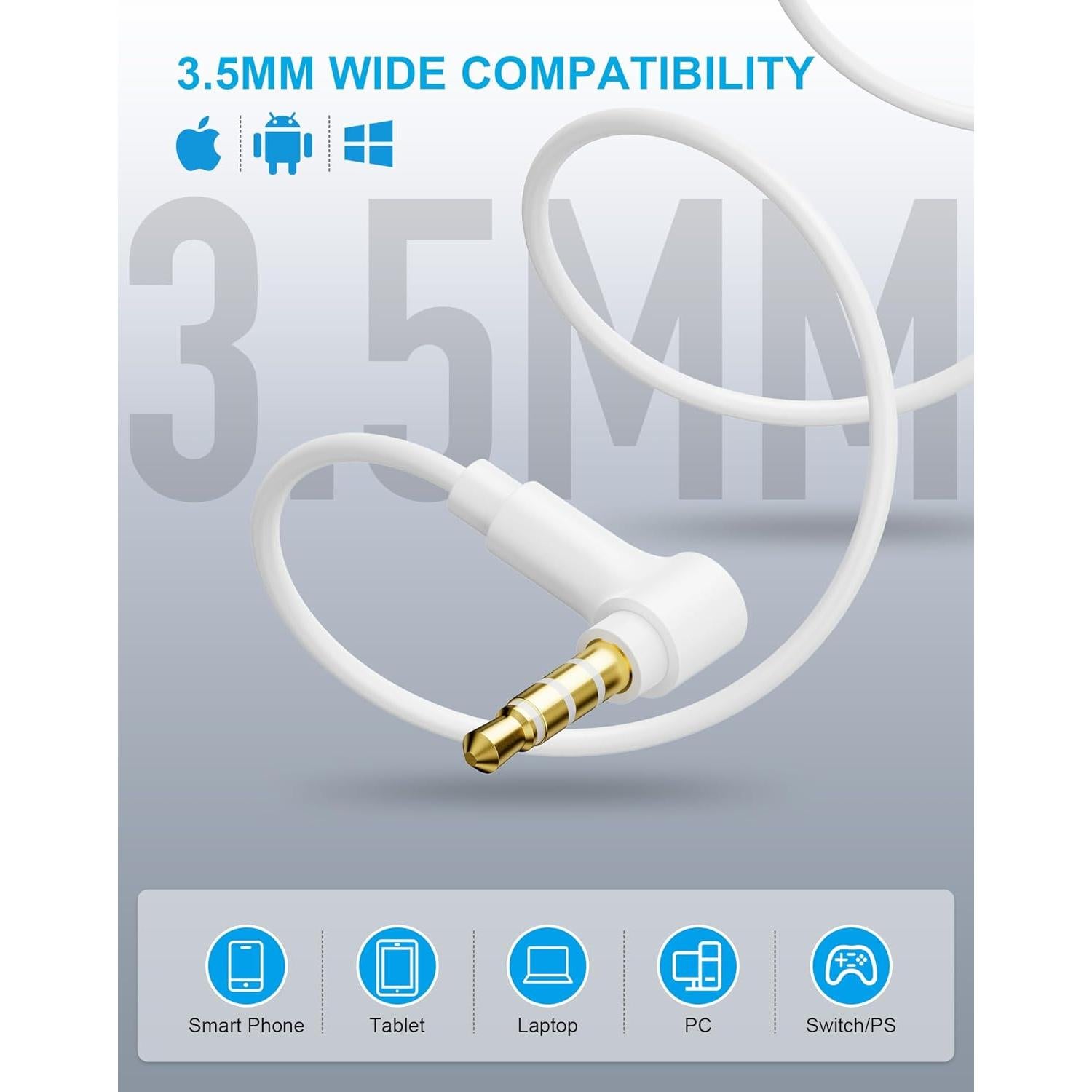 Auriculares con cable Bolanxu BLX0015 HiFi estéreo 3.5mm