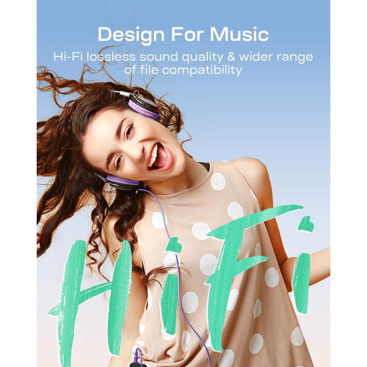 Reproductor MP3 YOTON YM03 Bluetooth 5.2 64GB HiFi Clip Deportivo