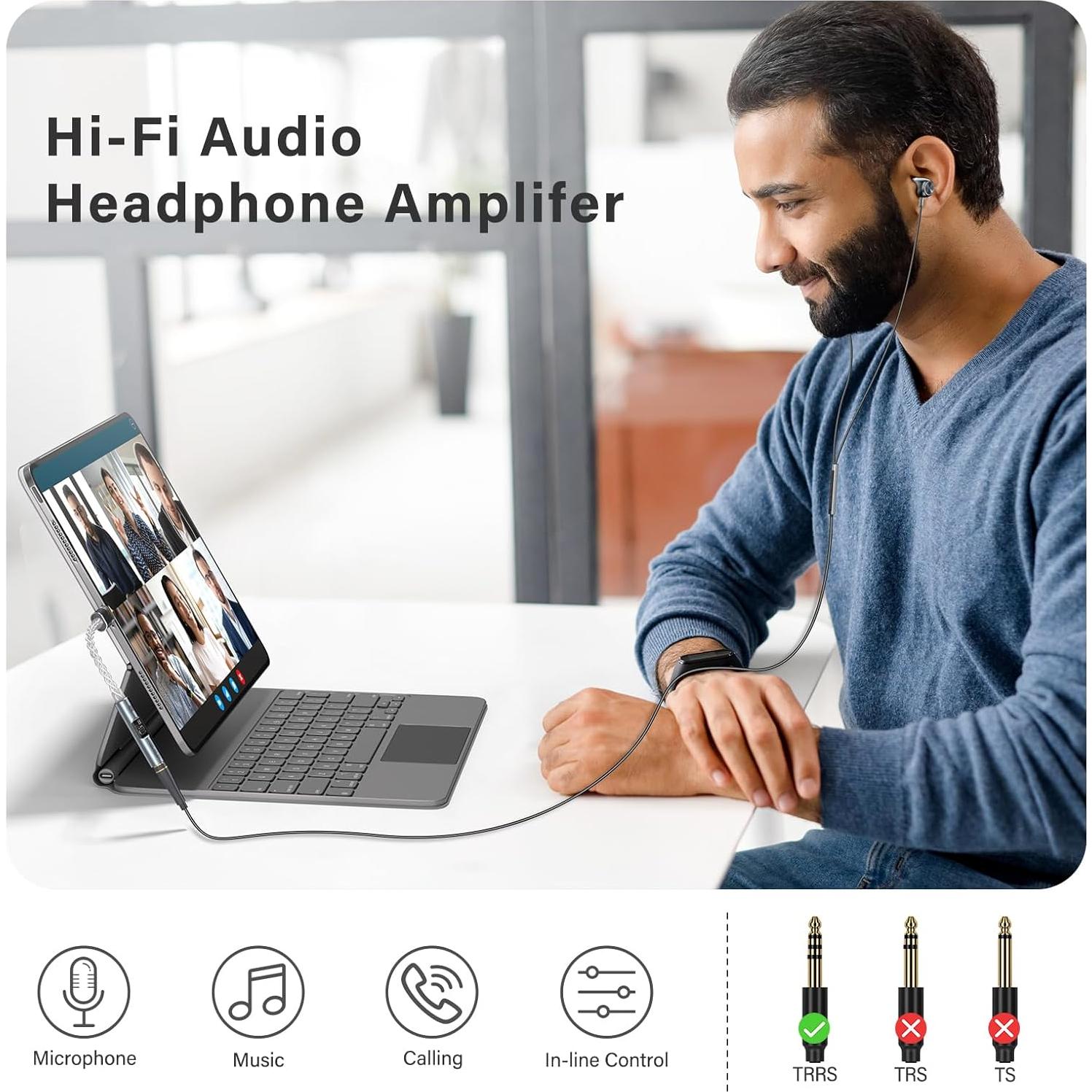 Adaptador de Audio USB C a 3.5mm Subynanal CX31993 HiFi
