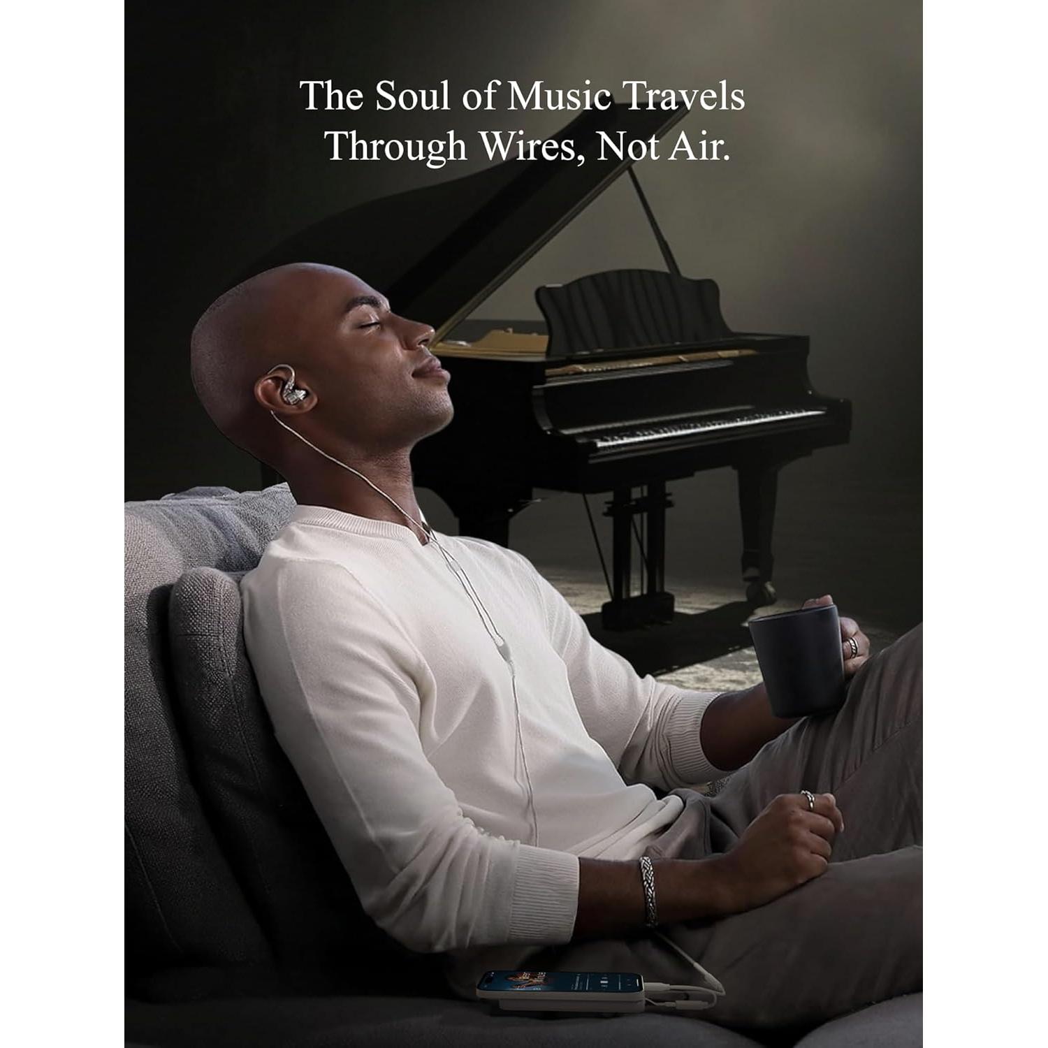 Adaptador de Audio USB-C a 3.5mm Hi-Fi 384kHz y Carga 60W