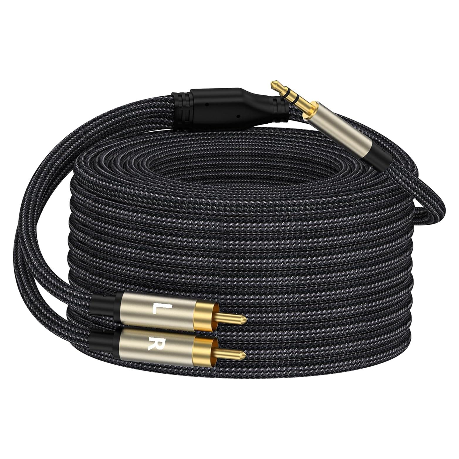 Adaptador de Audio 3.5mm a Doble RCA ZTOXLR 10.06m