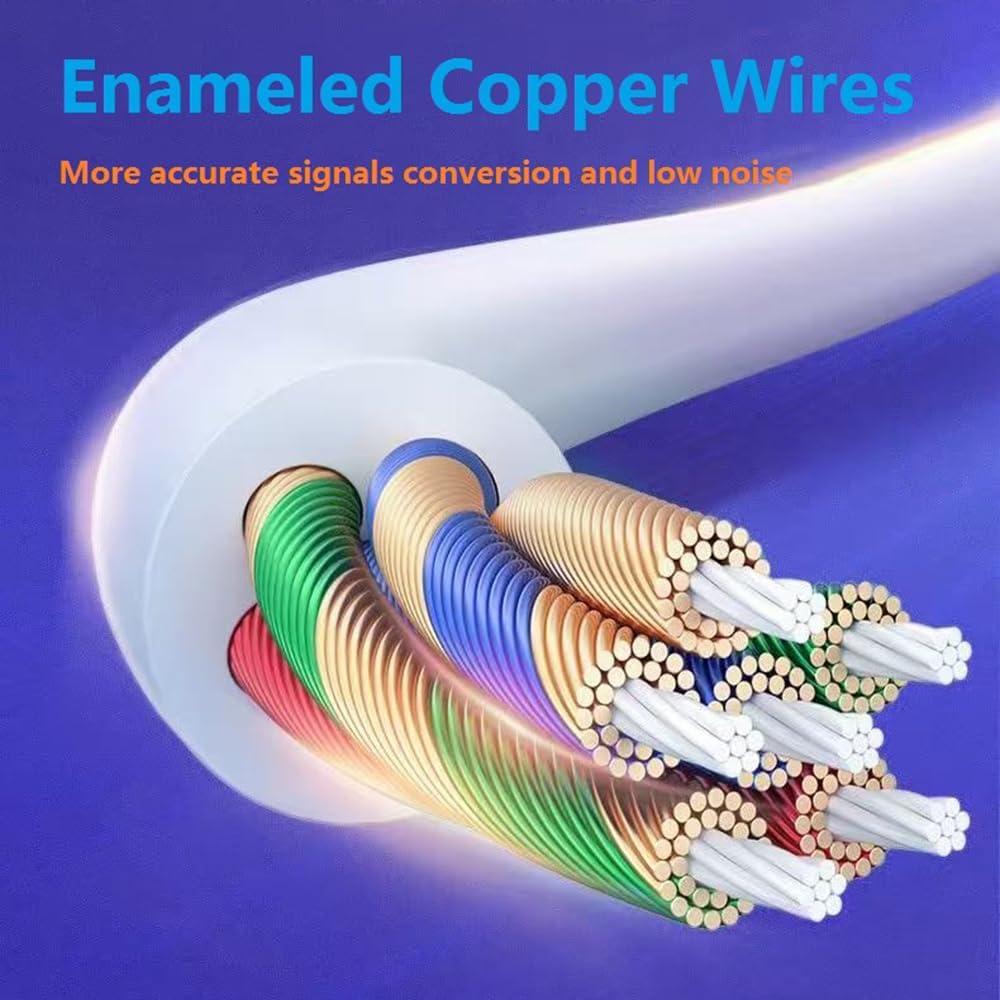 Adaptador de Auriculares AVMAX USB C a 3.5mm HiFi 2 Pack