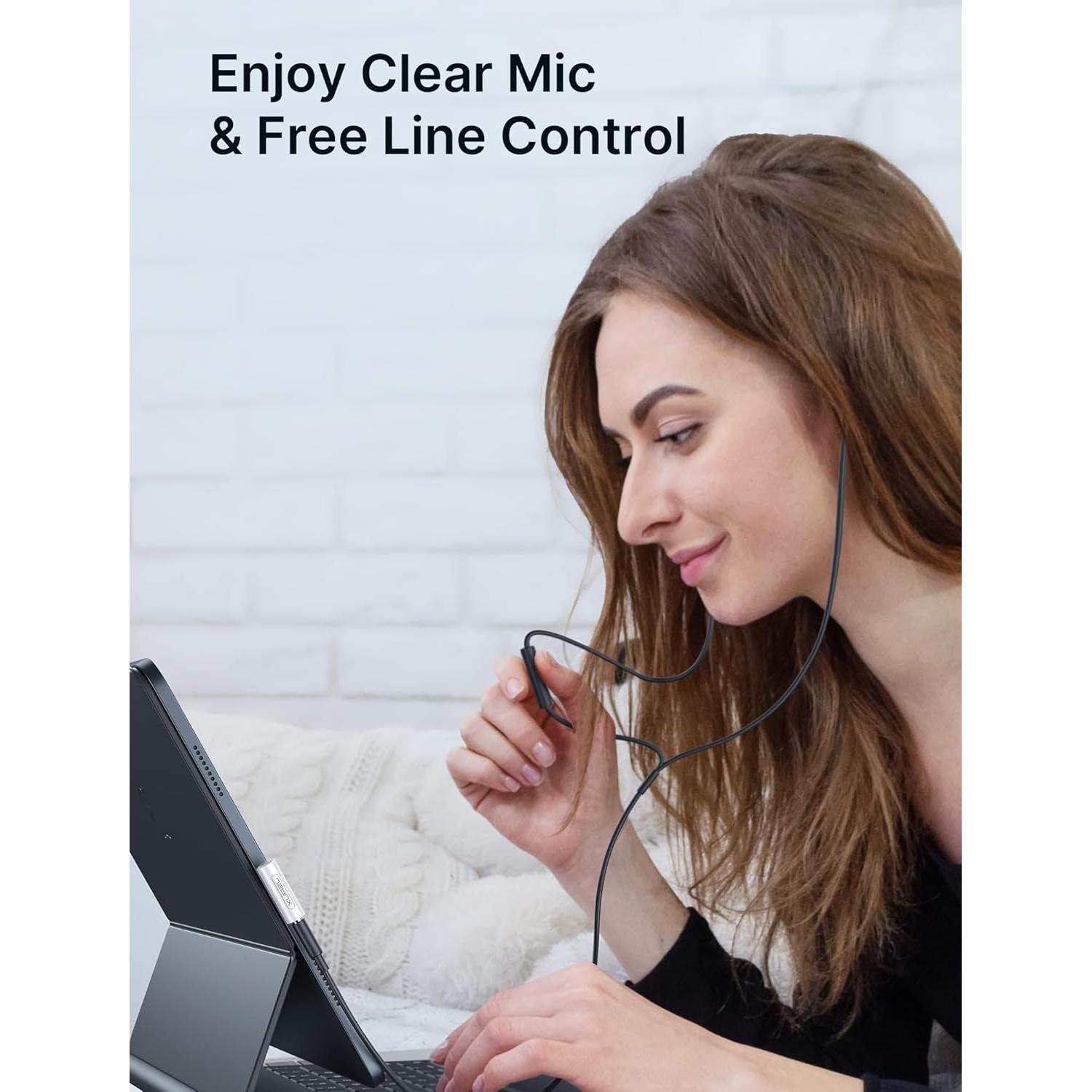 JSAUX 2 Pack Right Angle USB C to 3.5mm Audio Adapter, Type C to Aux Headphone Jack Adapter with 24bit DAC HiFi Dongle Compatible with Galaxy S24/S23 Ultra, Pixel 9/8, iPad Pro, MacBook, iPhone 17/16