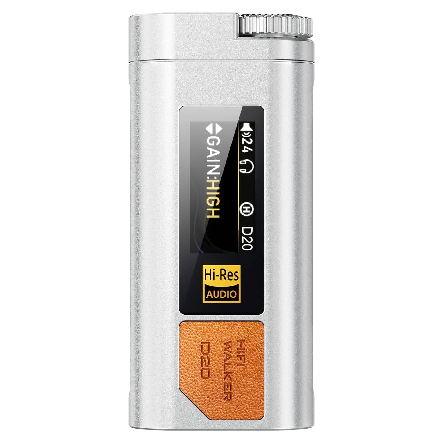 Amplificador DAC Portátil HIFI WALKER D20 - USB Hi-Res 768kHz