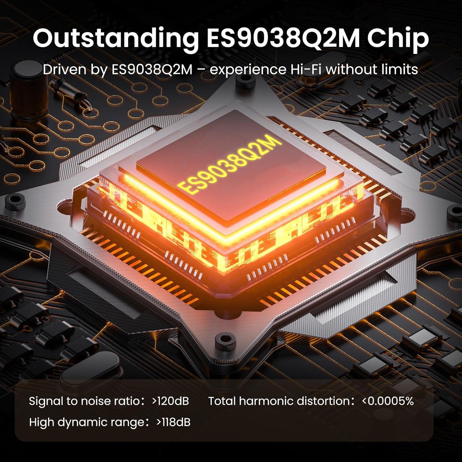 Amplificador DAC Portátil HIFI WALKER D20 - USB Hi-Res 768kHz