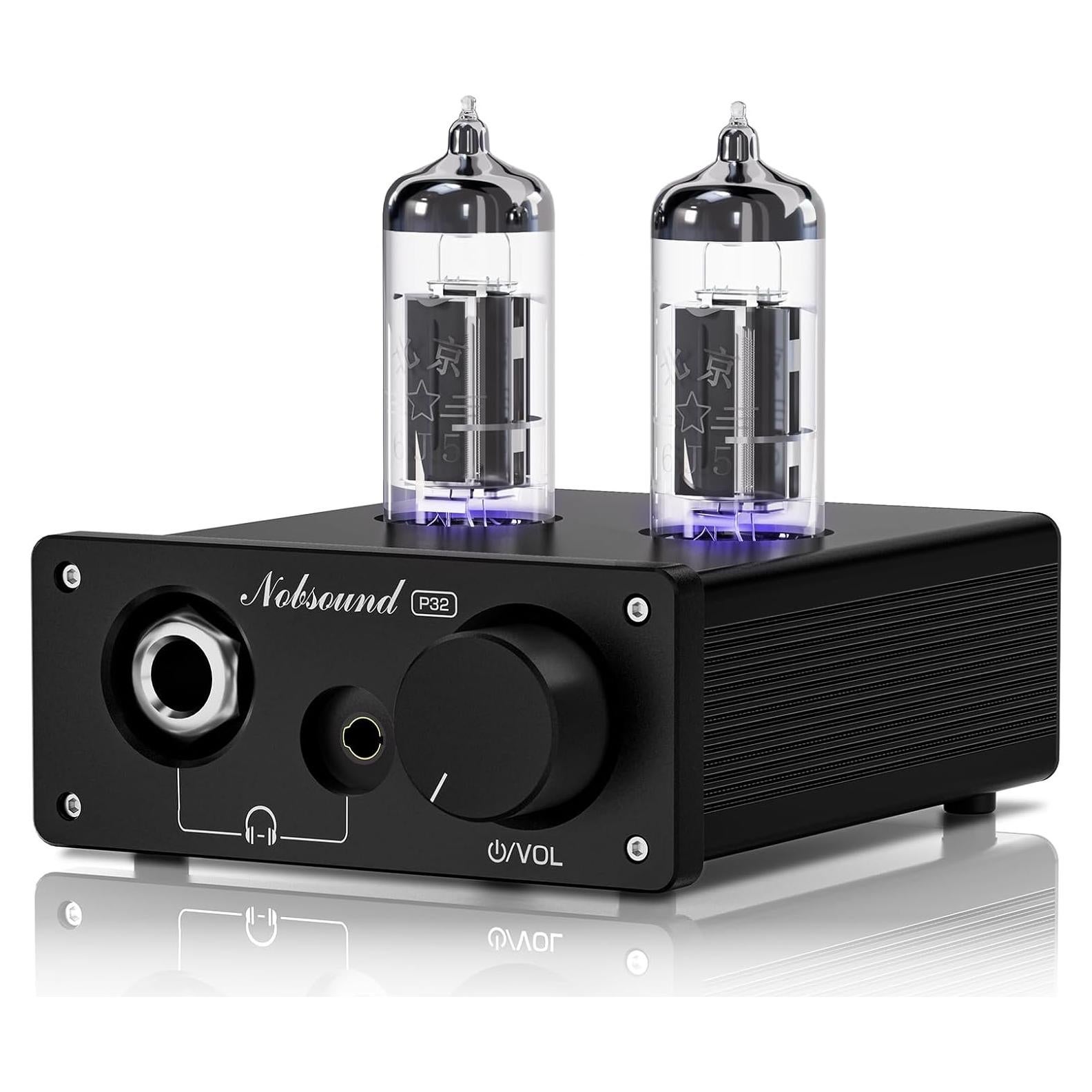 Amplificador de Auriculares Nobsound P32 1000mW Válvula HiFi
