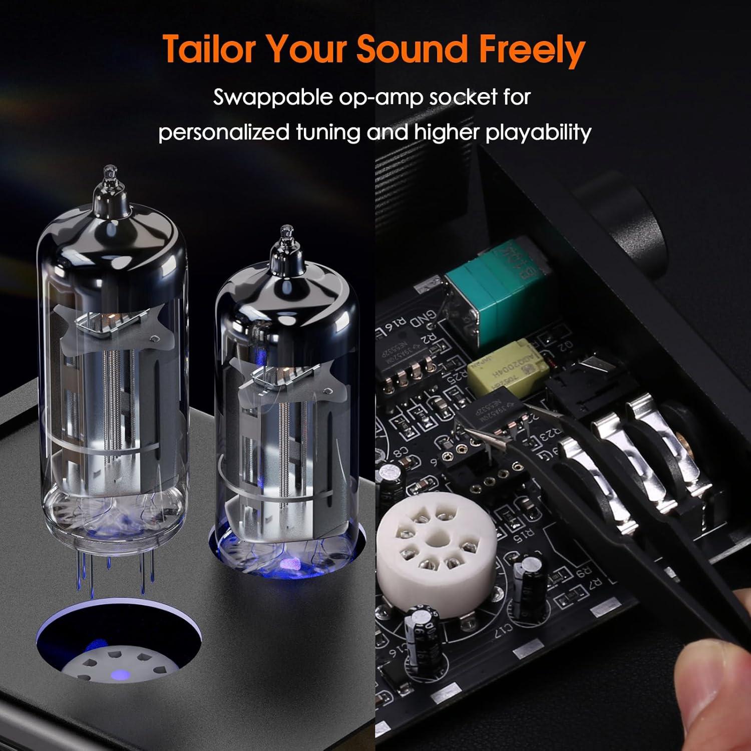 Amplificador de Auriculares Nobsound P32 1000mW Válvula HiFi