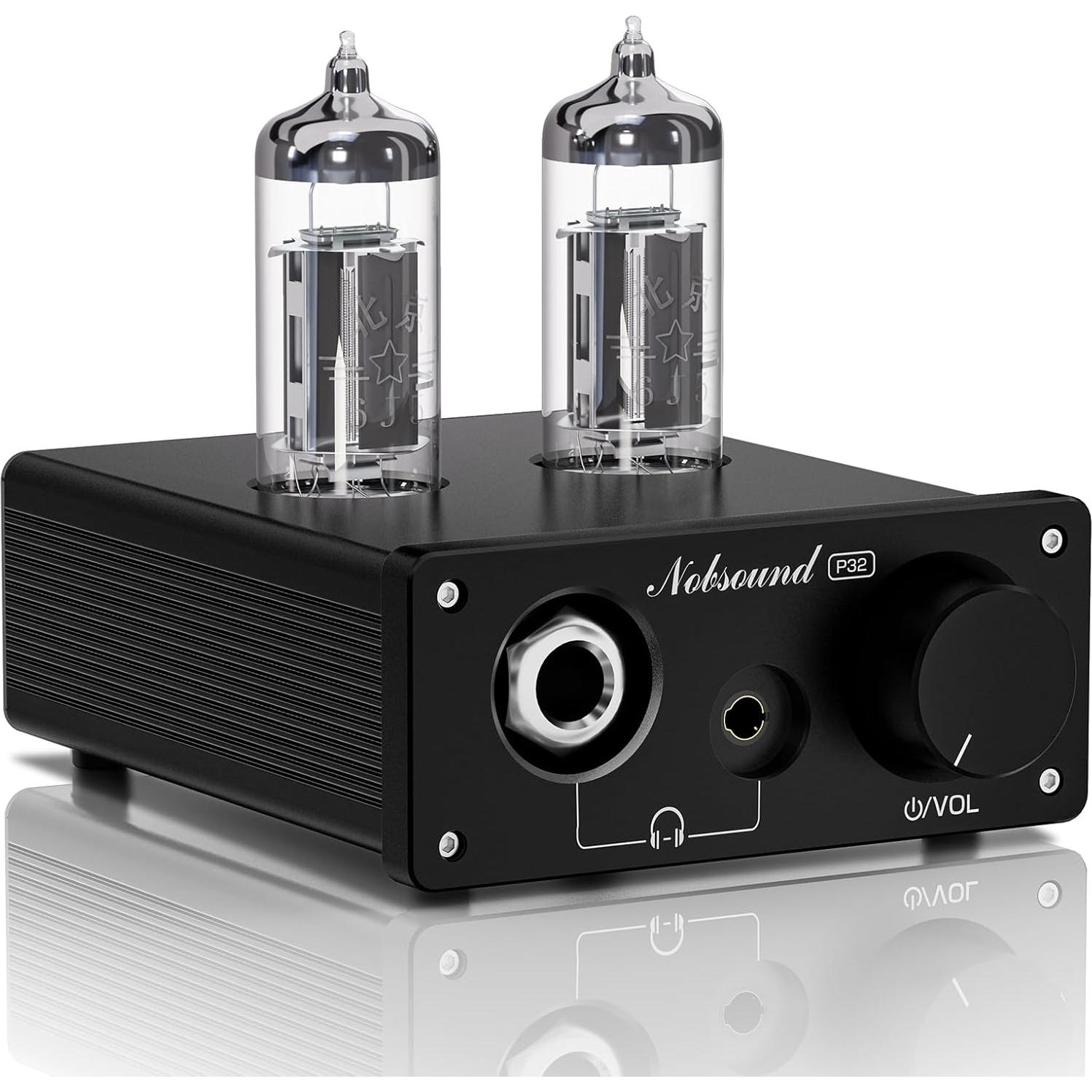 Amplificador de Auriculares Nobsound P32 1000mW Válvula HiFi