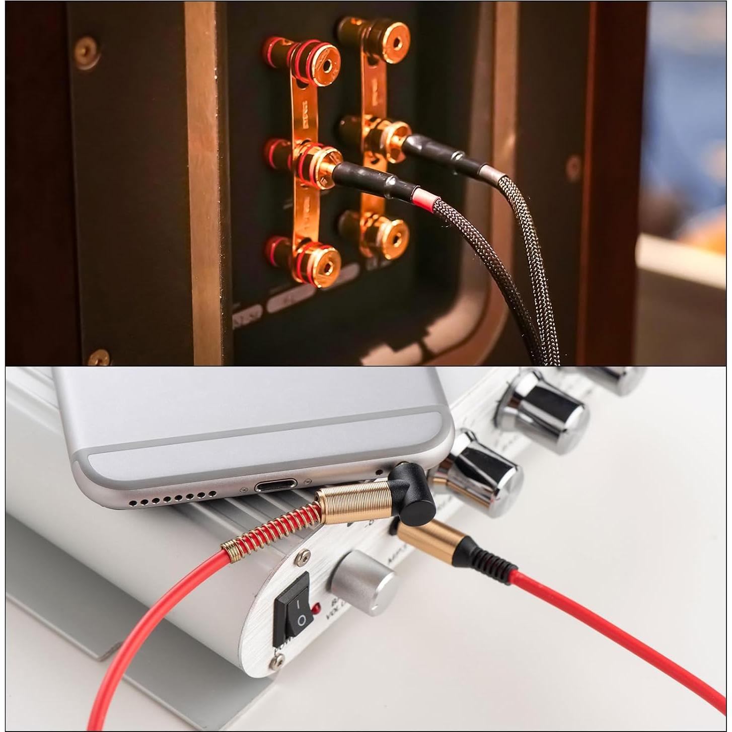 Cable de Extensión Auxiliar 3.5mm HiFi MECCANIXITY 1m Negro