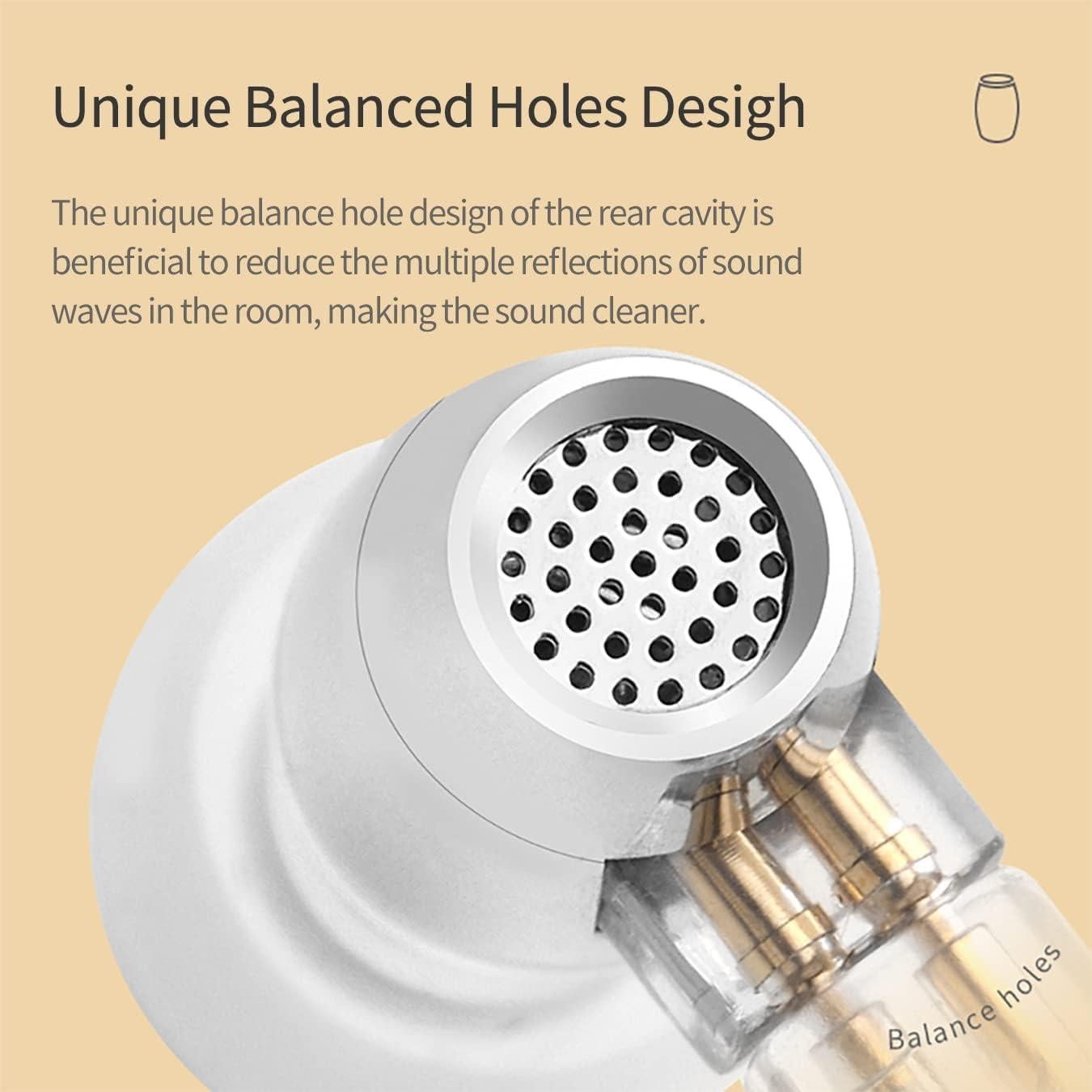 Auriculares In Ear Keephifi HZSOUND Waist Drum 6mm Plata