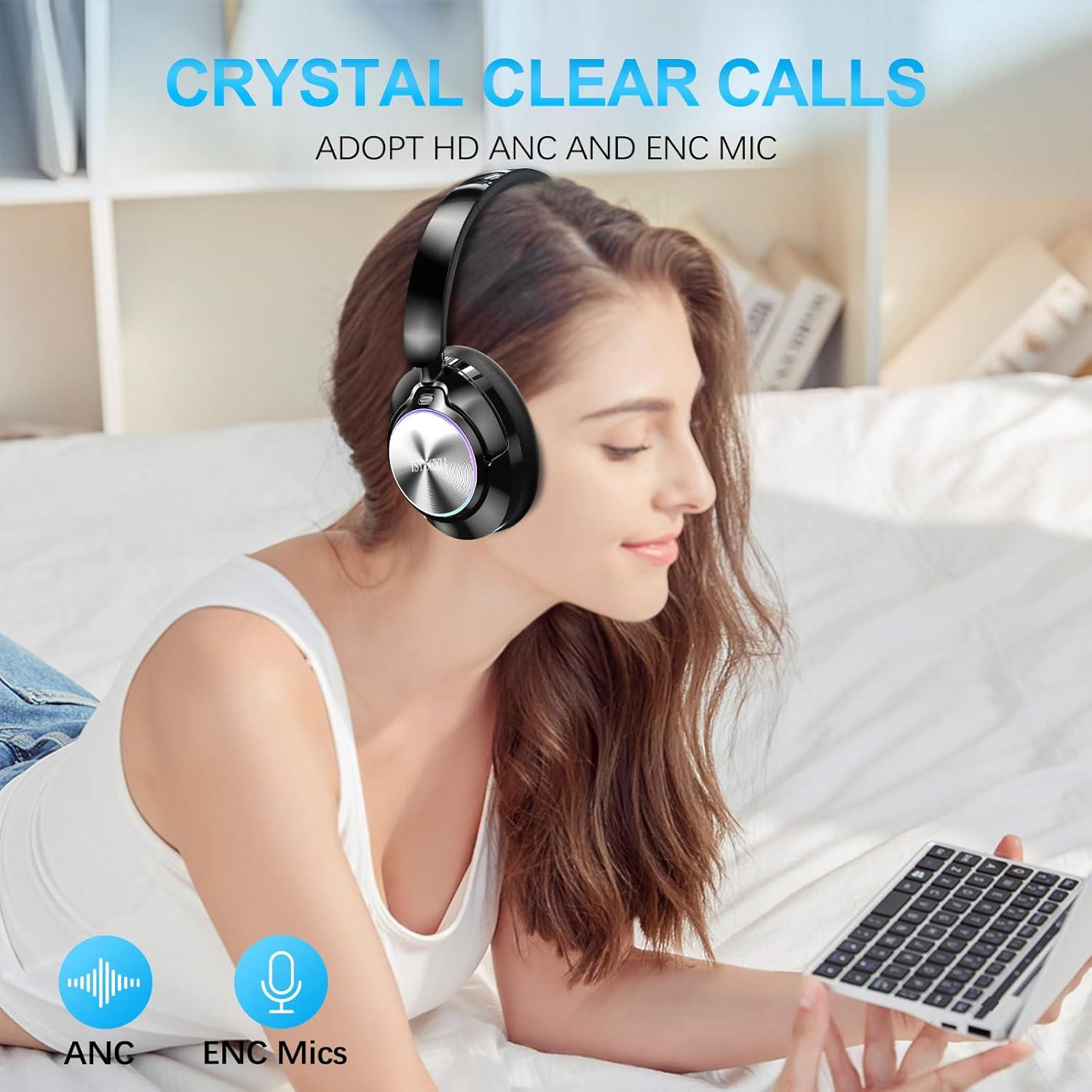 Auriculares Inalámbricos Bluetooth TSYUCXH T20 con ANC 60h