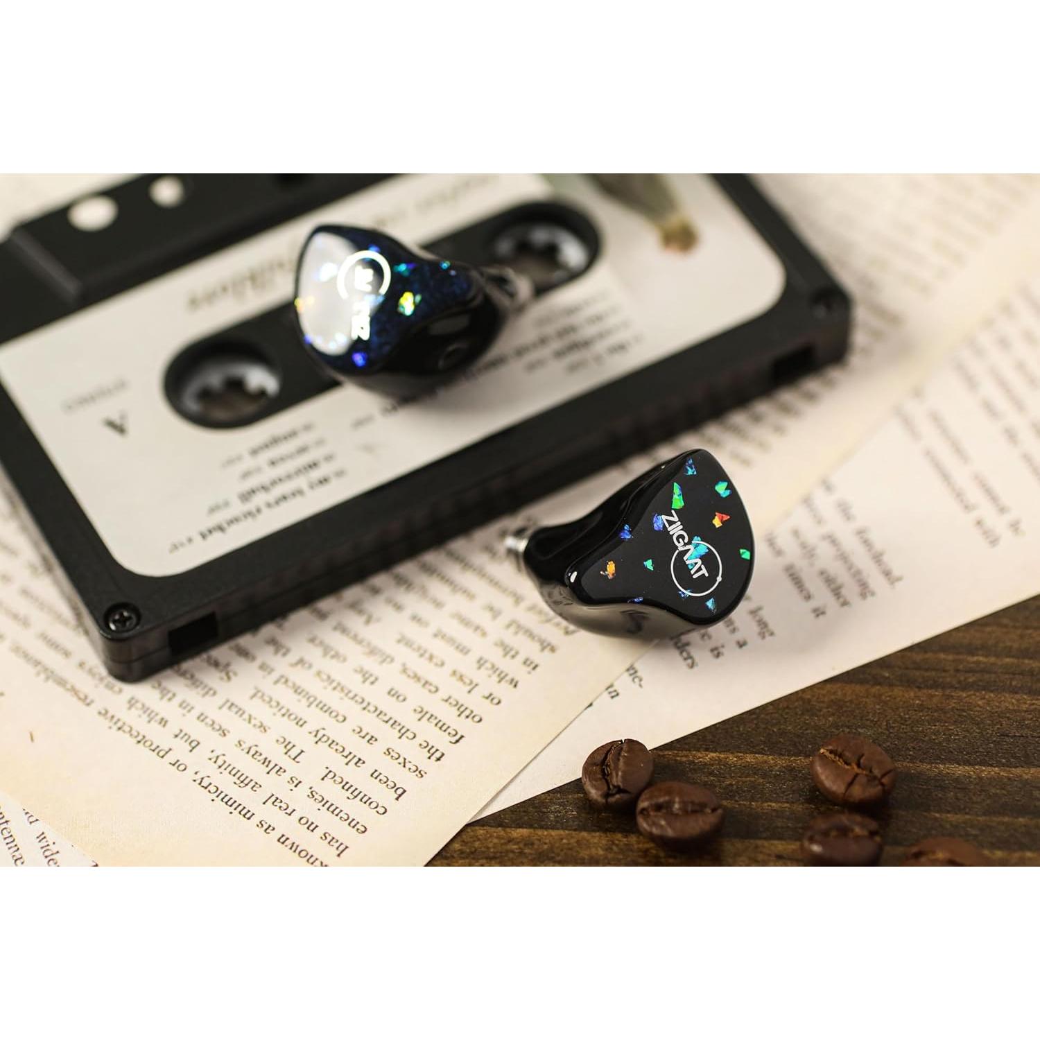 Auriculares In Ear ZiiGaat Doscinco 2DD+3BA HiFi 4.4mm